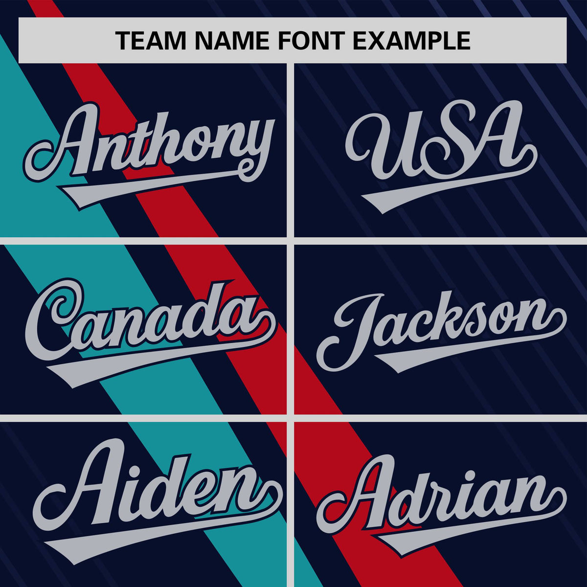 Custom Navy Red-Aqua Personalized Slash Pattern Performance T-Shirt
