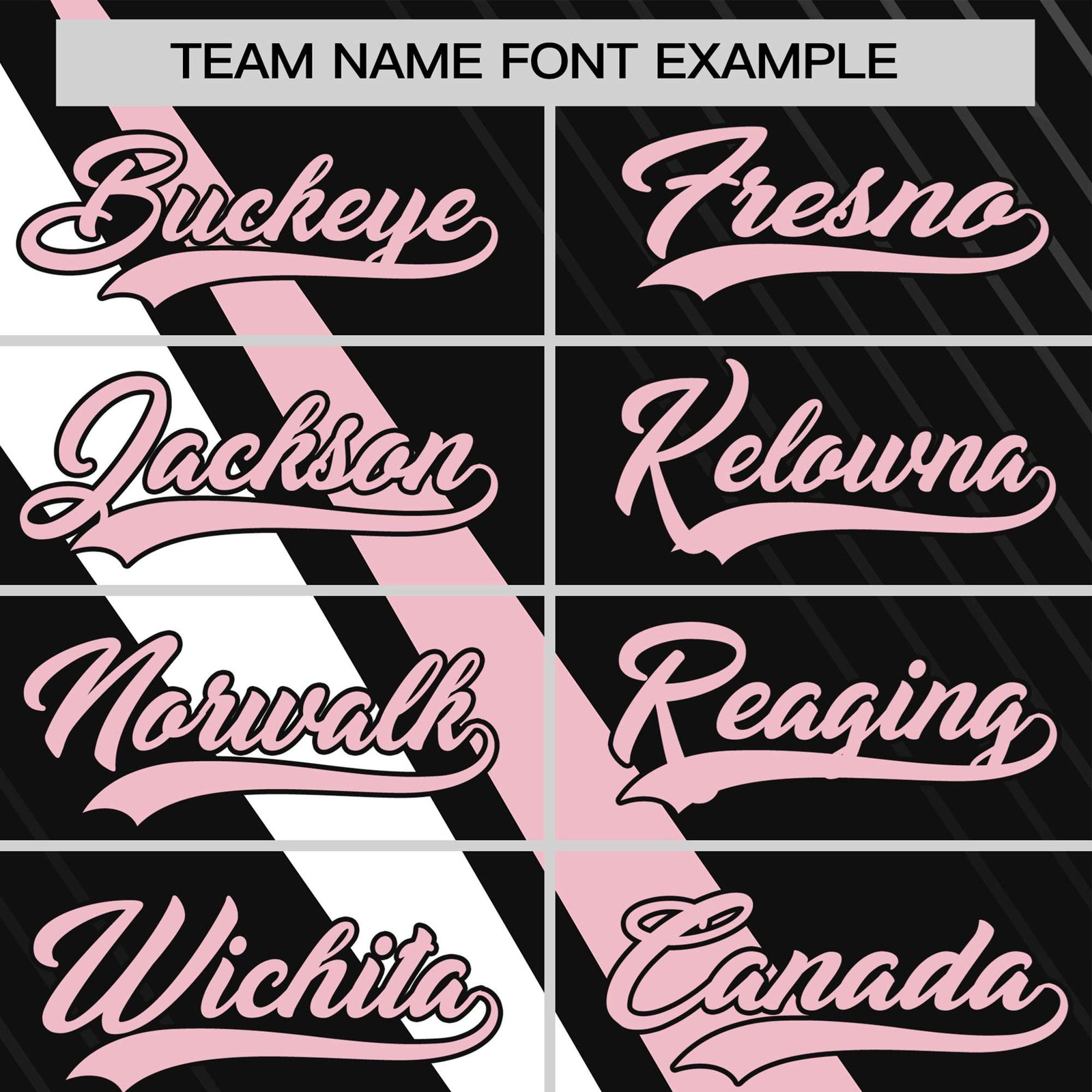 Custom Black Light Pink-White Personalized Slash Pattern Performance T-Shirt