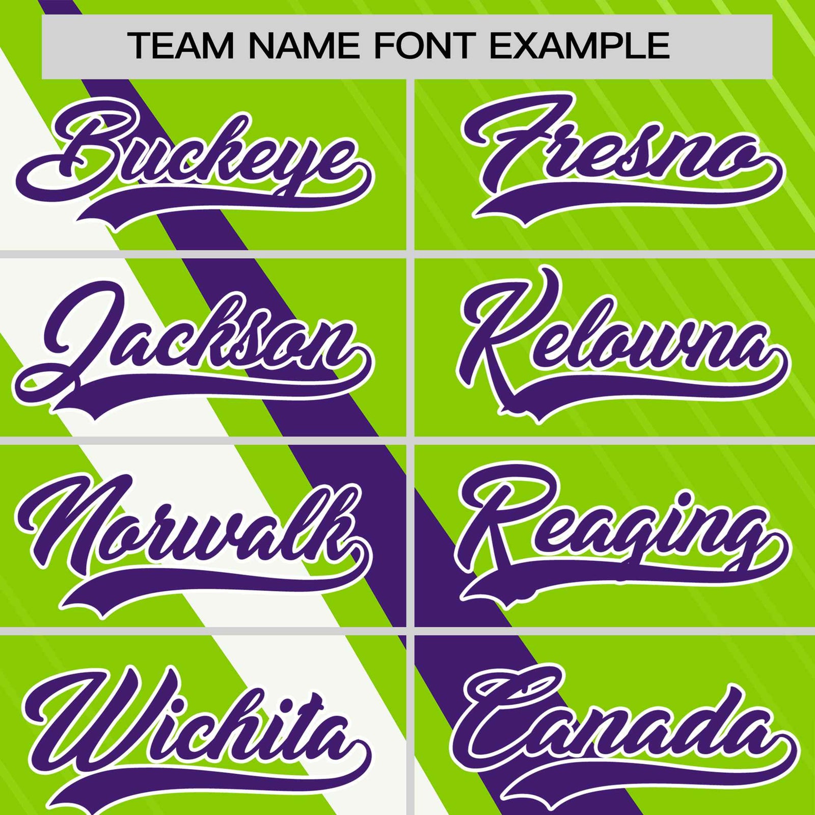 Custom Neon Green-Purple White Personalized Slash Pattern Performance T-Shirt