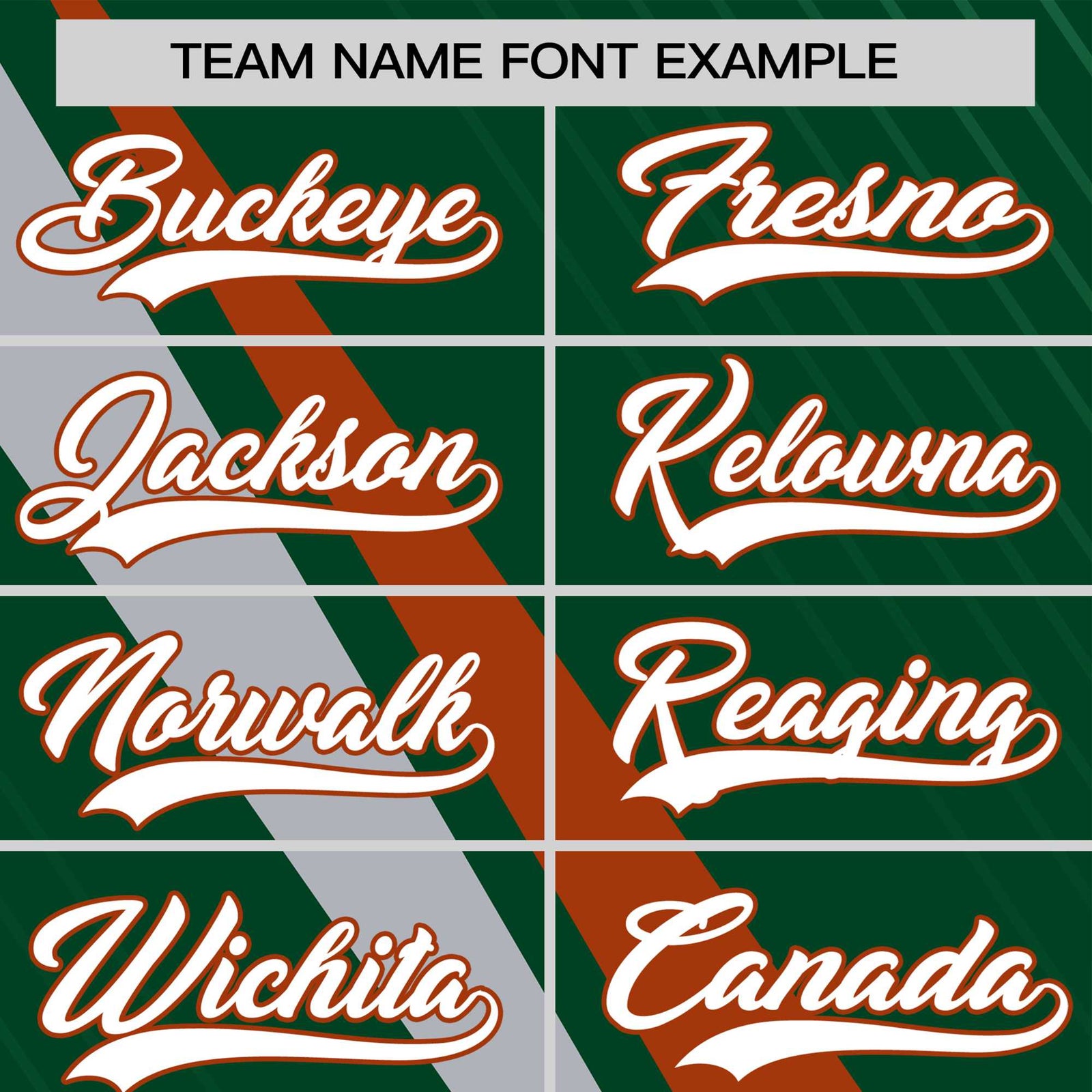 Custom Green Texas Orange-Gray Personalized Slash Pattern Performance T-Shirt