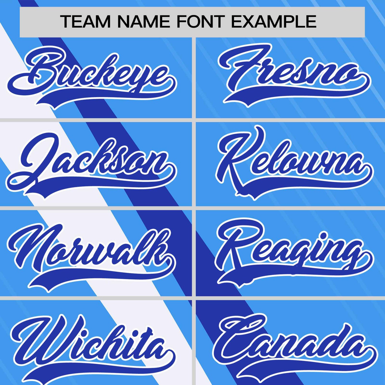 Custom Powder Blue-Royal Blue White Personalized Slash Pattern Performance T-Shirt
