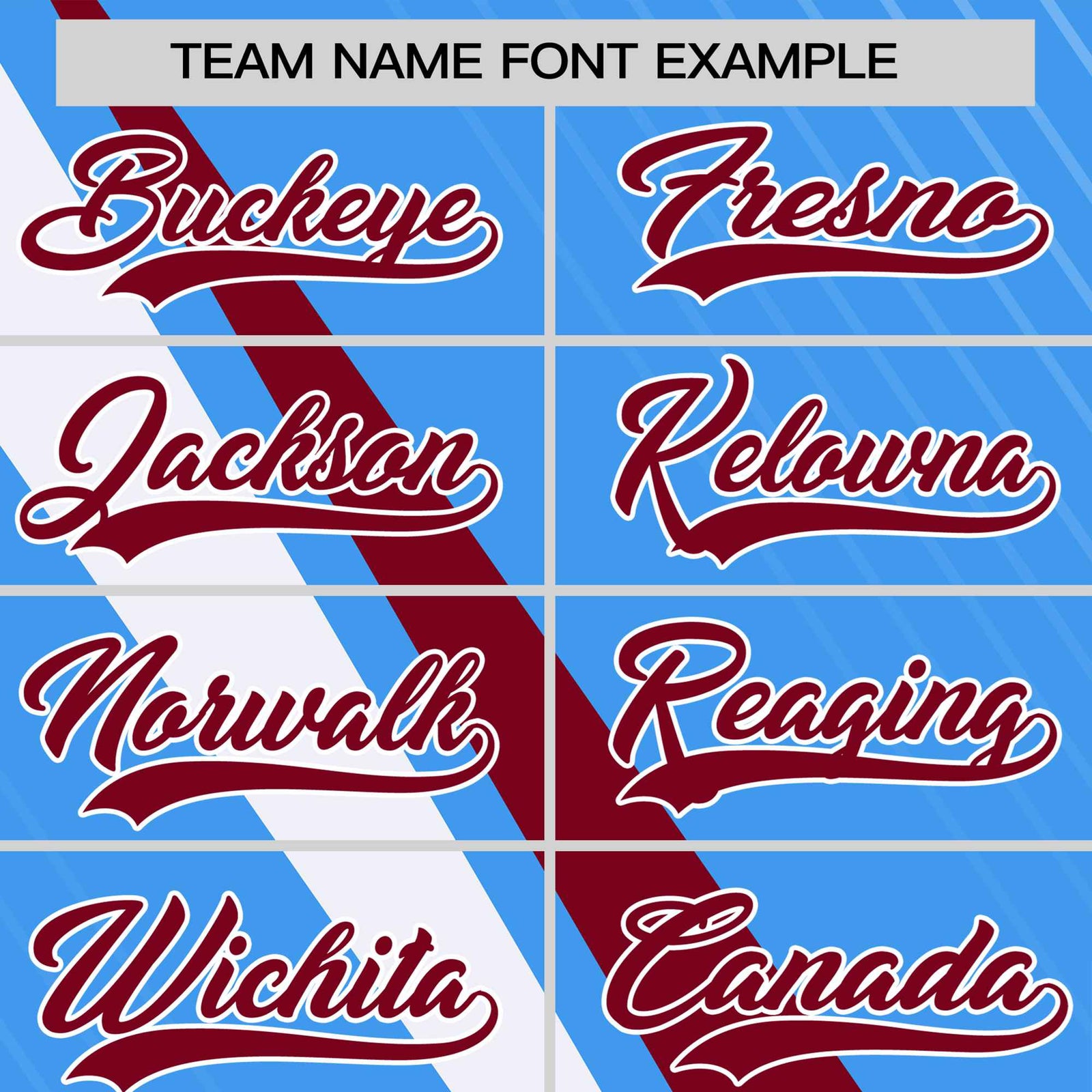 Custom Powder Blue-Crimson White Personalized Slash Pattern Performance T-Shirt
