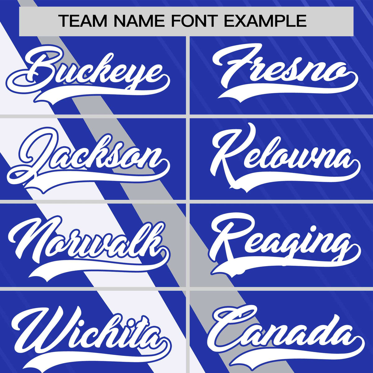 Custom Royal Blue-Gray White Personalized Slash Pattern Performance T-Shirt