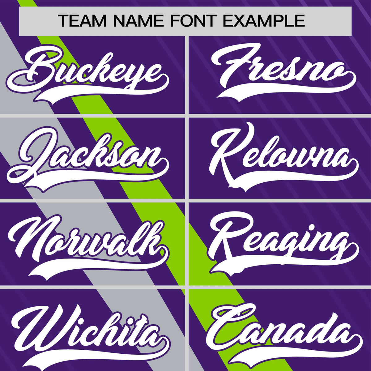 Custom Purple Neon Green-Gray Personalized Slash Pattern Performance T-Shirt