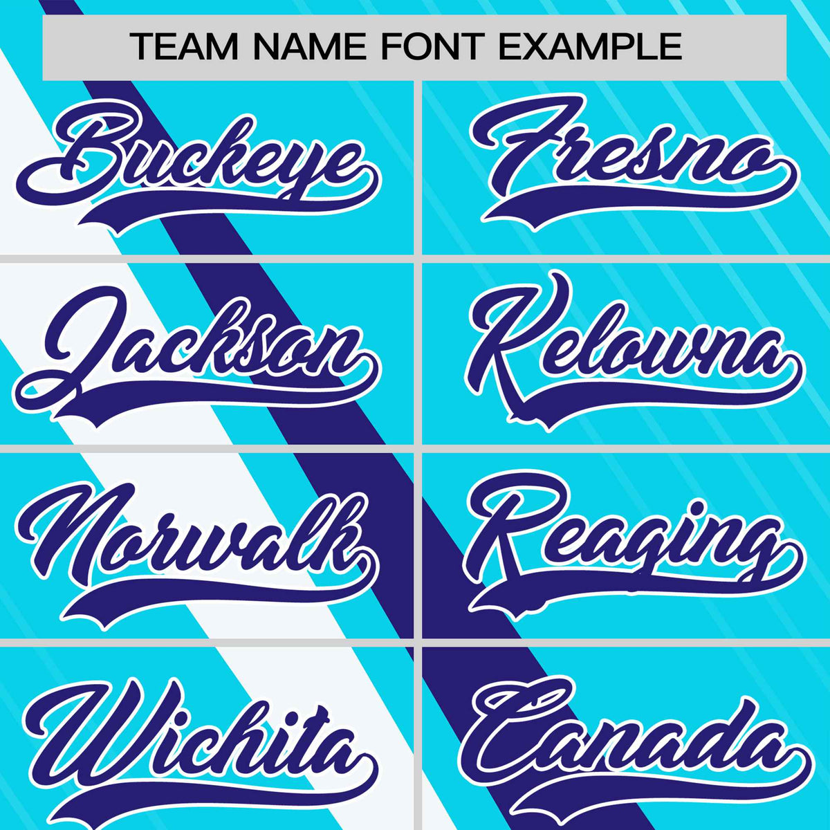 Custom Sky Blue-Purple White Personalized Slash Pattern Performance T-Shirt