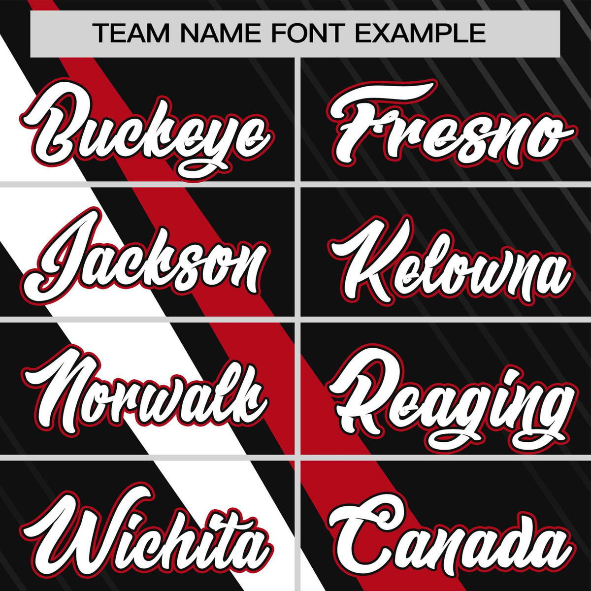 Custom Black Red-White Personalized Slash Pattern Performance T-Shirt
