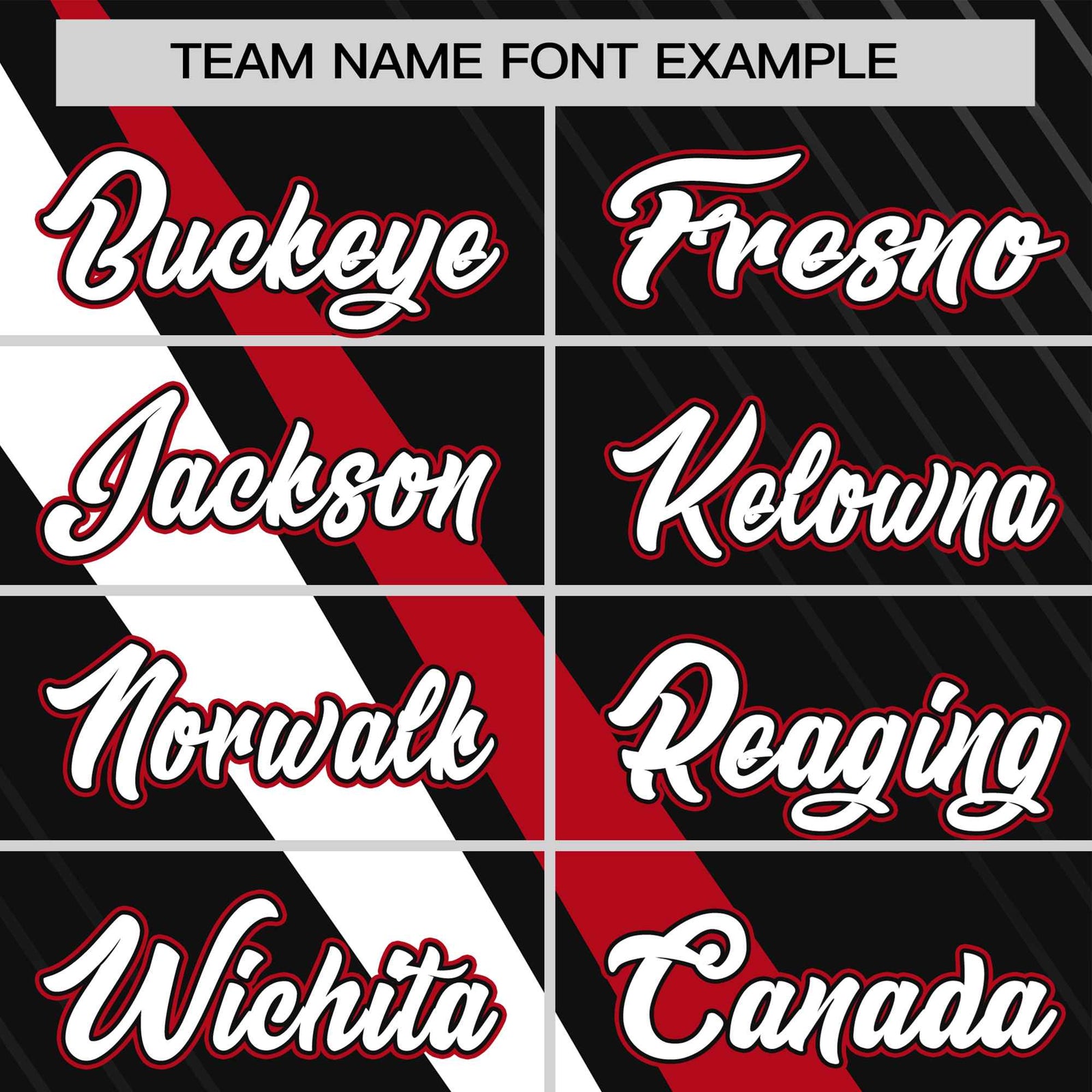 Custom Black Red-White Personalized Slash Pattern Performance T-Shirt