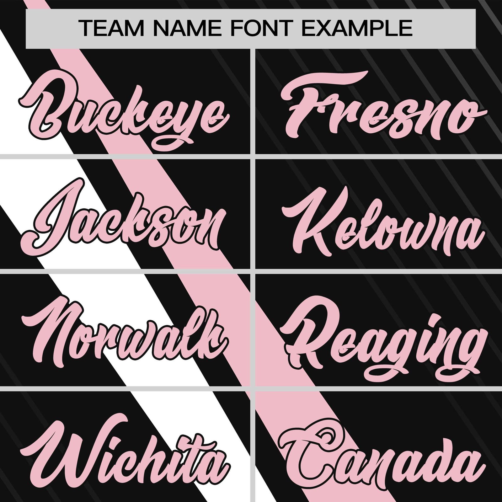 Custom Black Light Pink-White Personalized Slash Pattern Performance T-Shirt