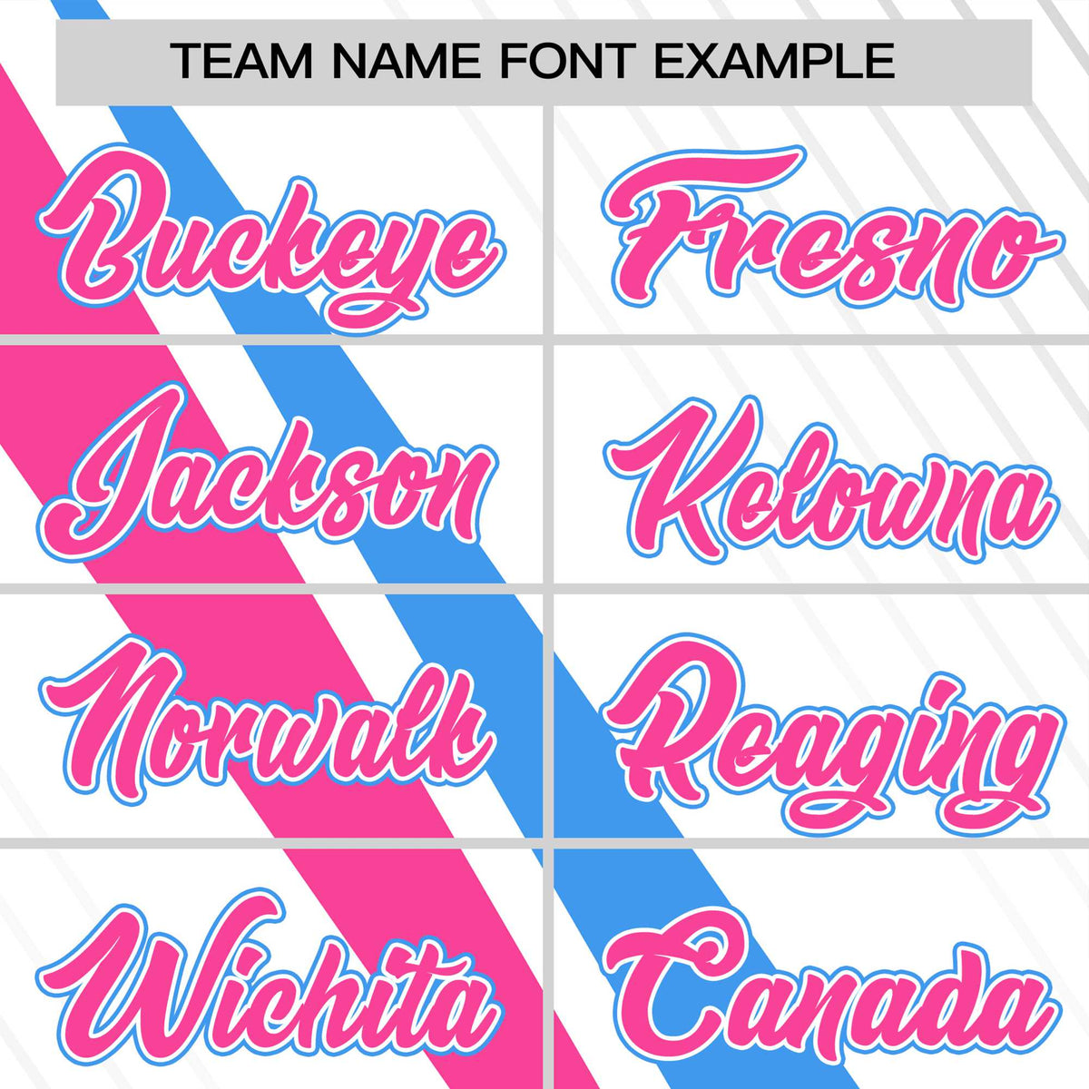 Custom White Powder Blue-Pink Personalized Slash Pattern Performance T-Shirt
