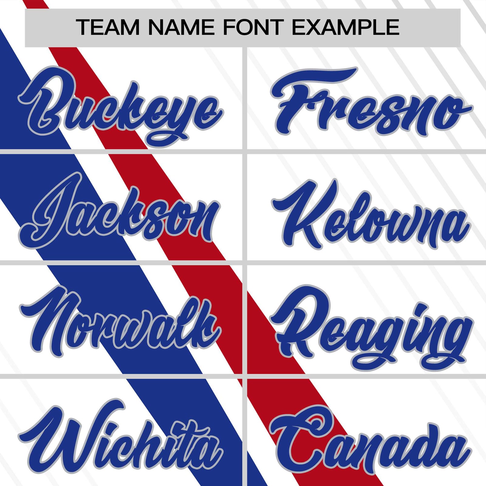 Custom White Red-Royal Blue Personalized Slash Pattern Performance T-Shirt
