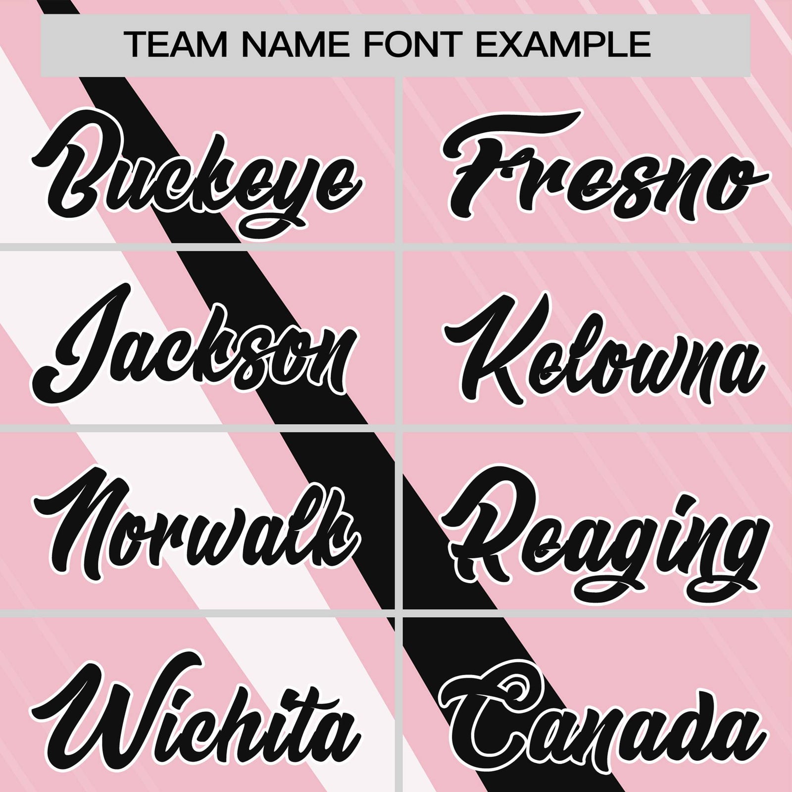 Custom Light Pink-Black White Personalized Slash Pattern Performance T-Shirt