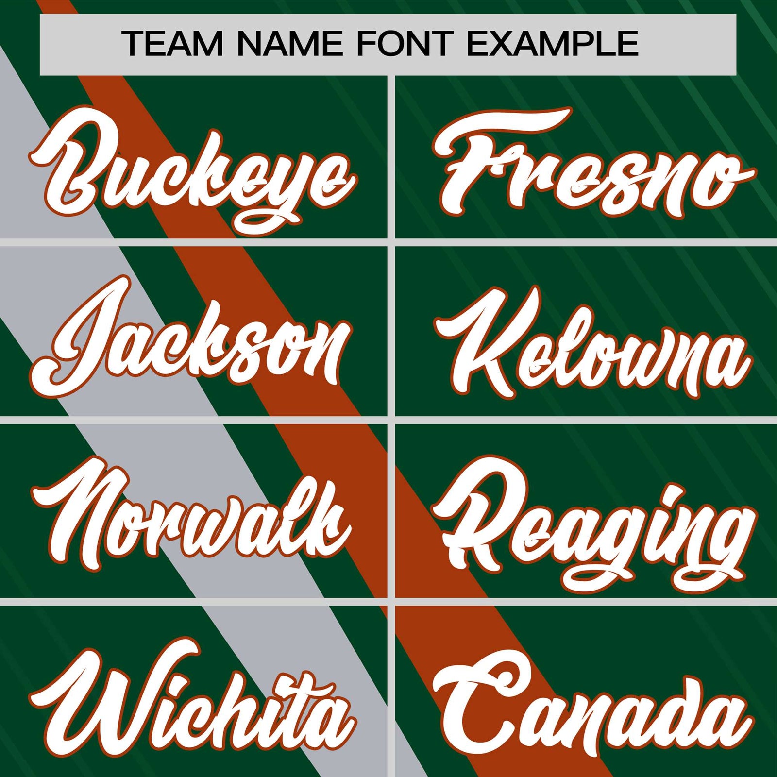 Custom Green Texas Orange-Gray Personalized Slash Pattern Performance T-Shirt