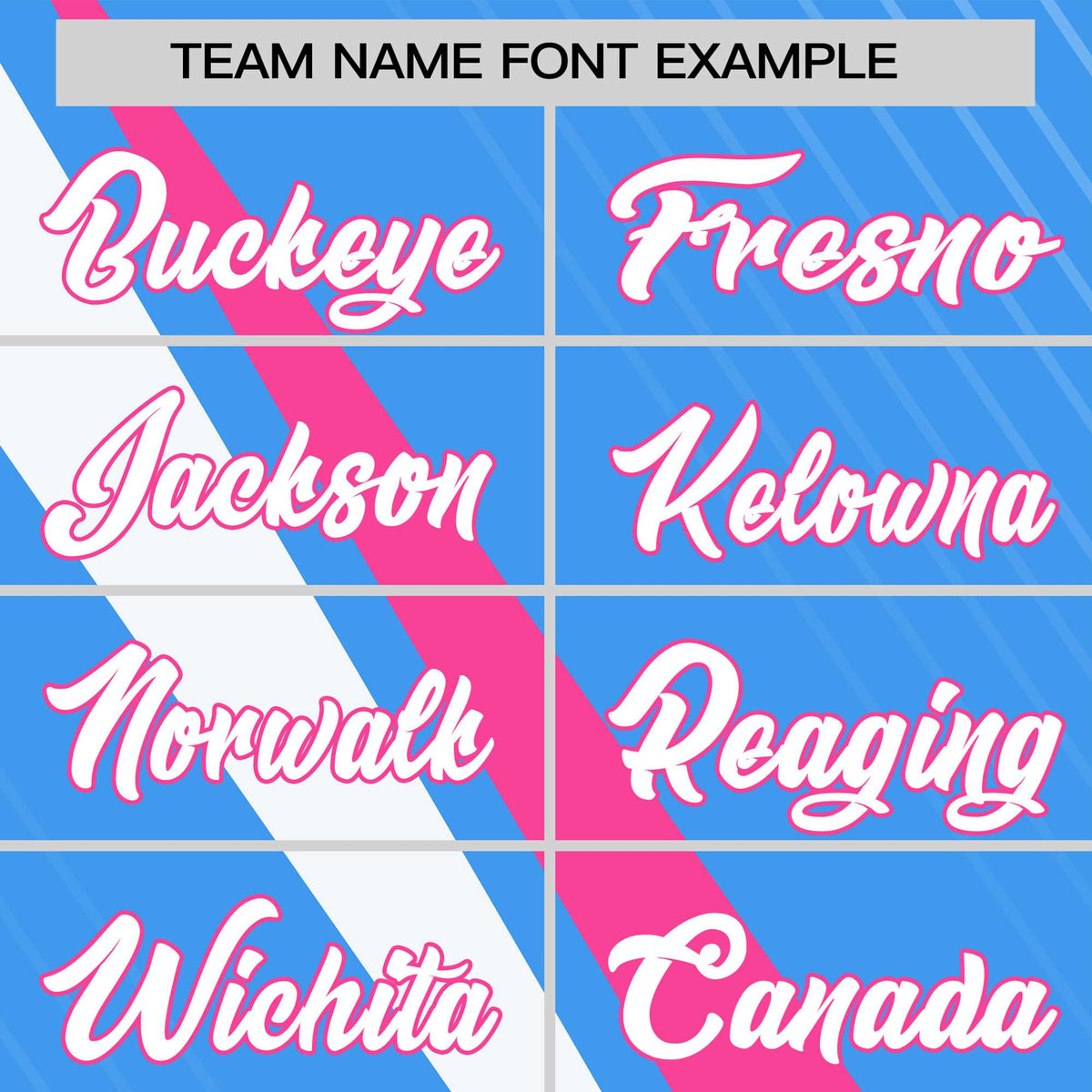 Custom Powder Blue-Pink White Personalized Slash Pattern Performance T-Shirt