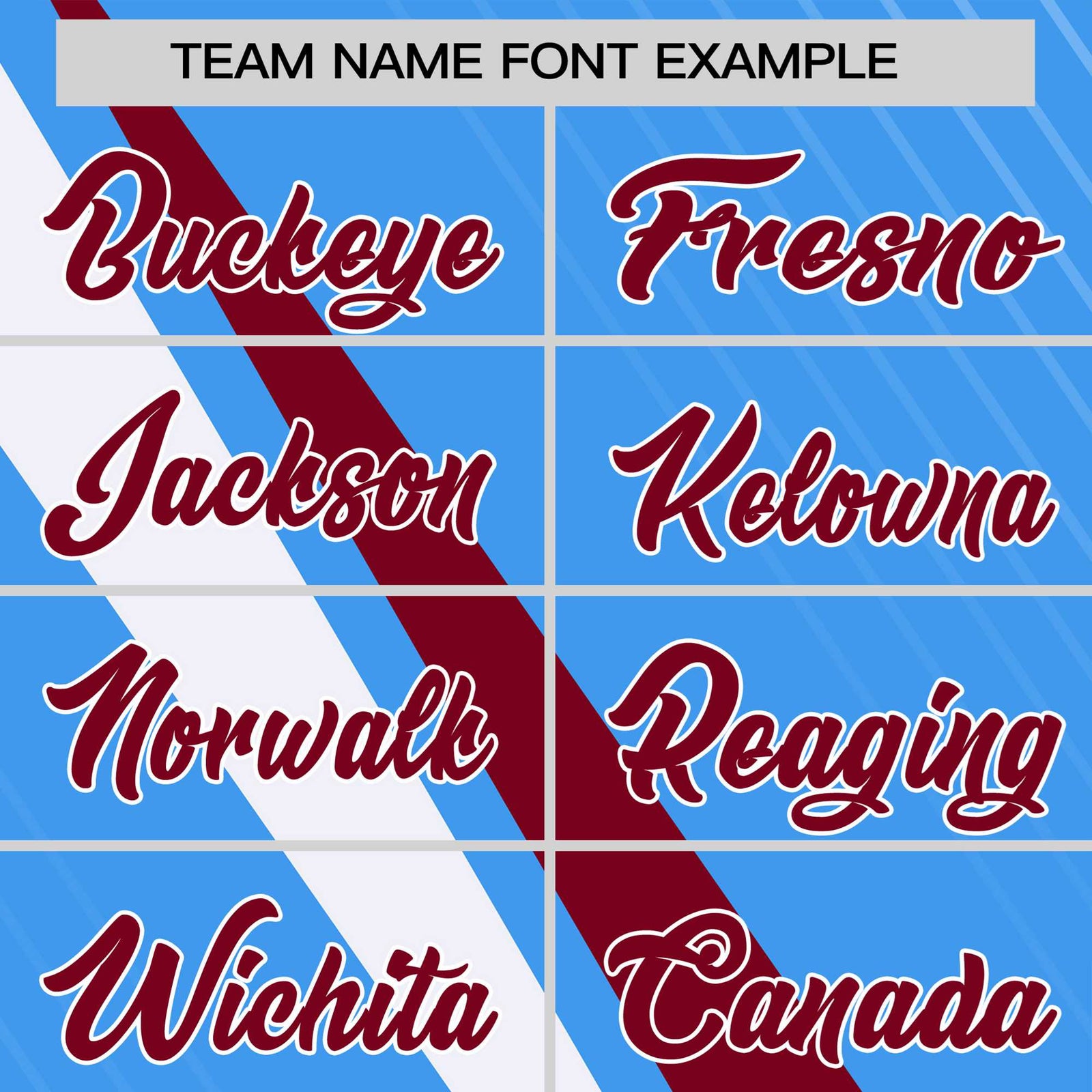 Custom Powder Blue-Crimson White Personalized Slash Pattern Performance T-Shirt