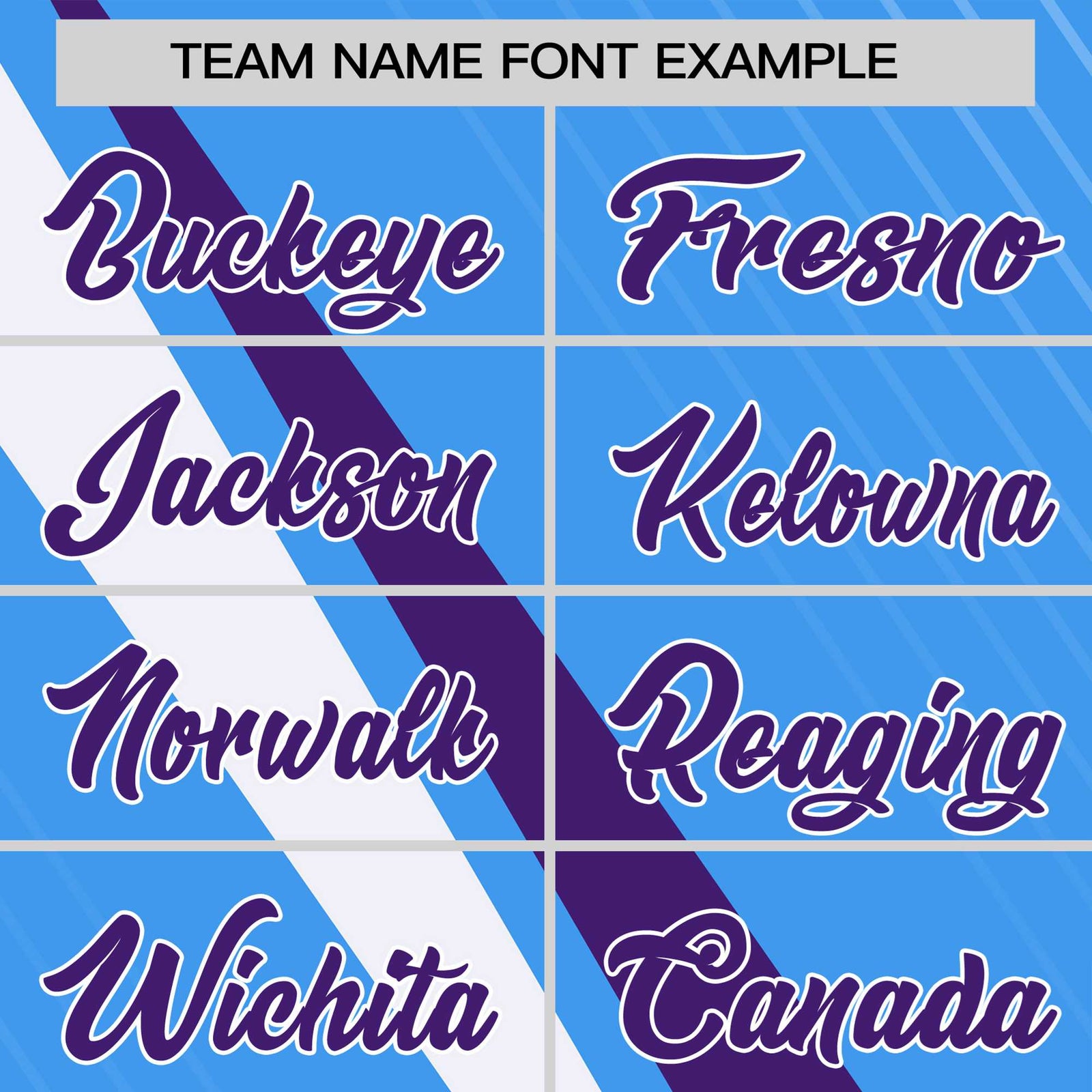 Custom Powder Blue-Purple White Personalized Slash Pattern Performance T-Shirt