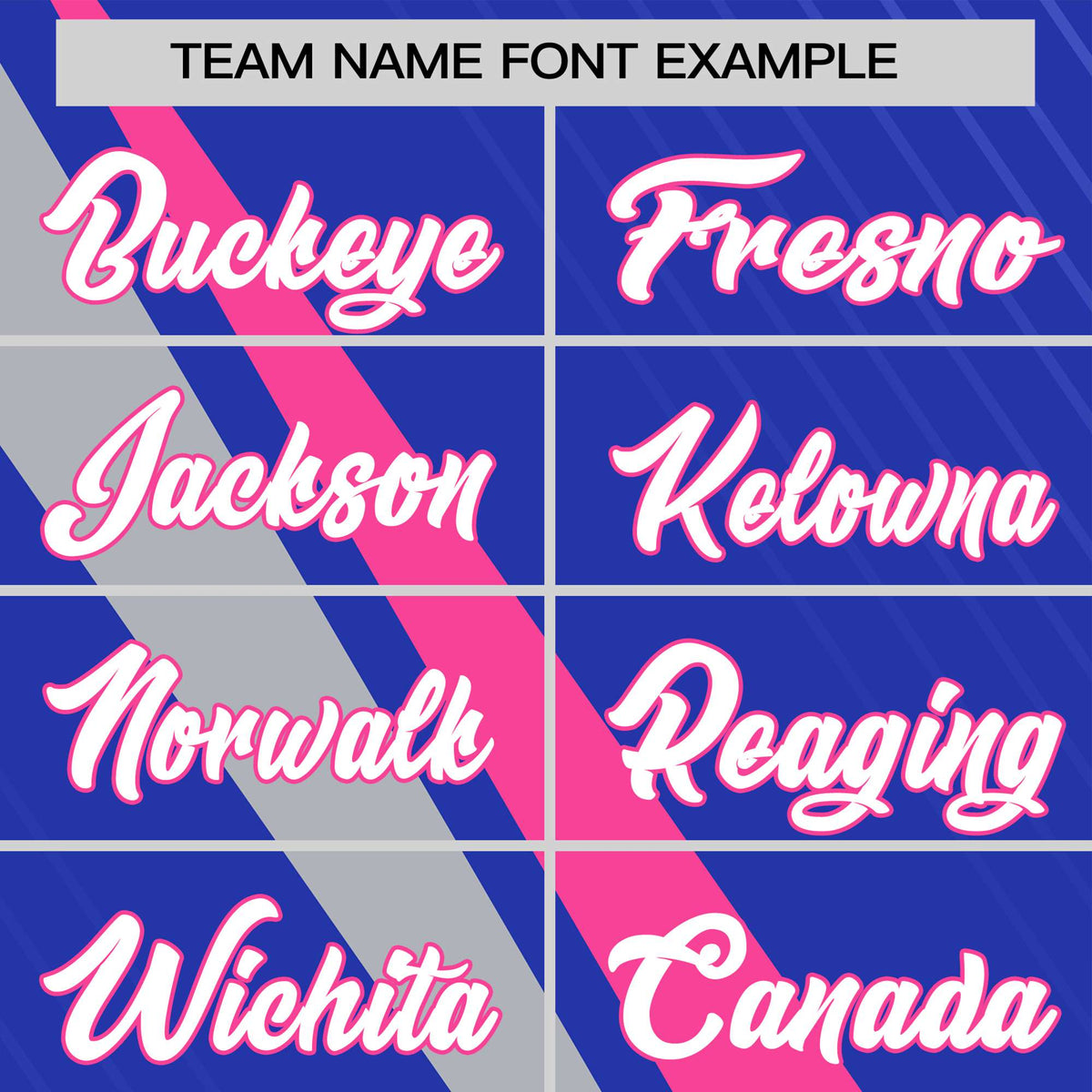 Custom Royal Blue-Pink Gray Personalized Slash Pattern Performance T-Shirt
