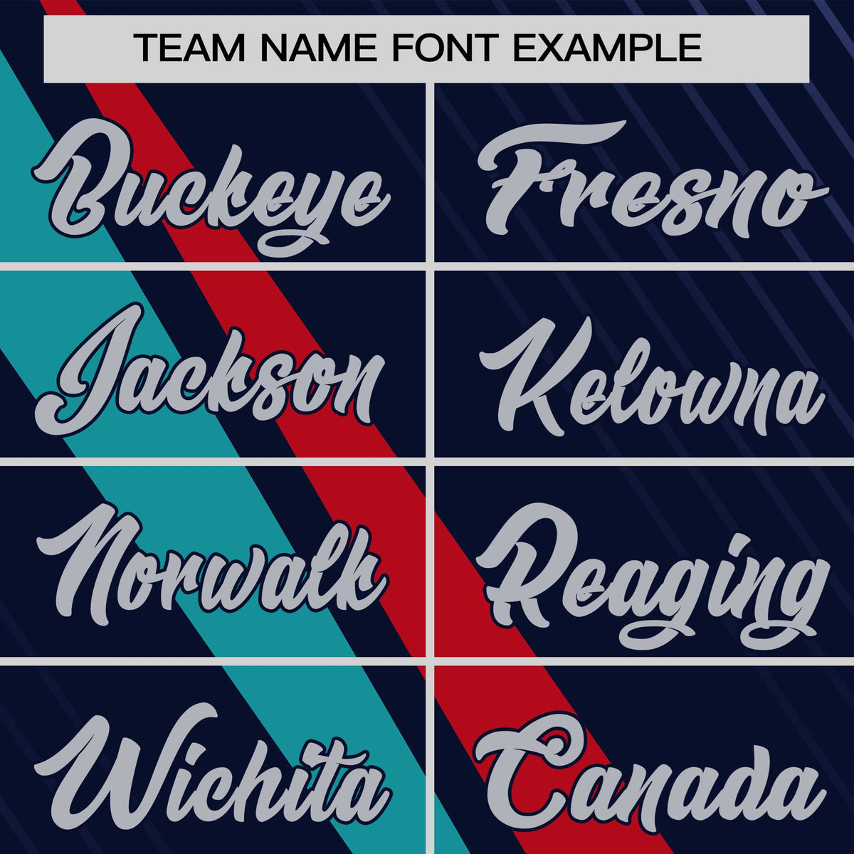Custom Navy Red-Aqua Personalized Slash Pattern Performance T-Shirt
