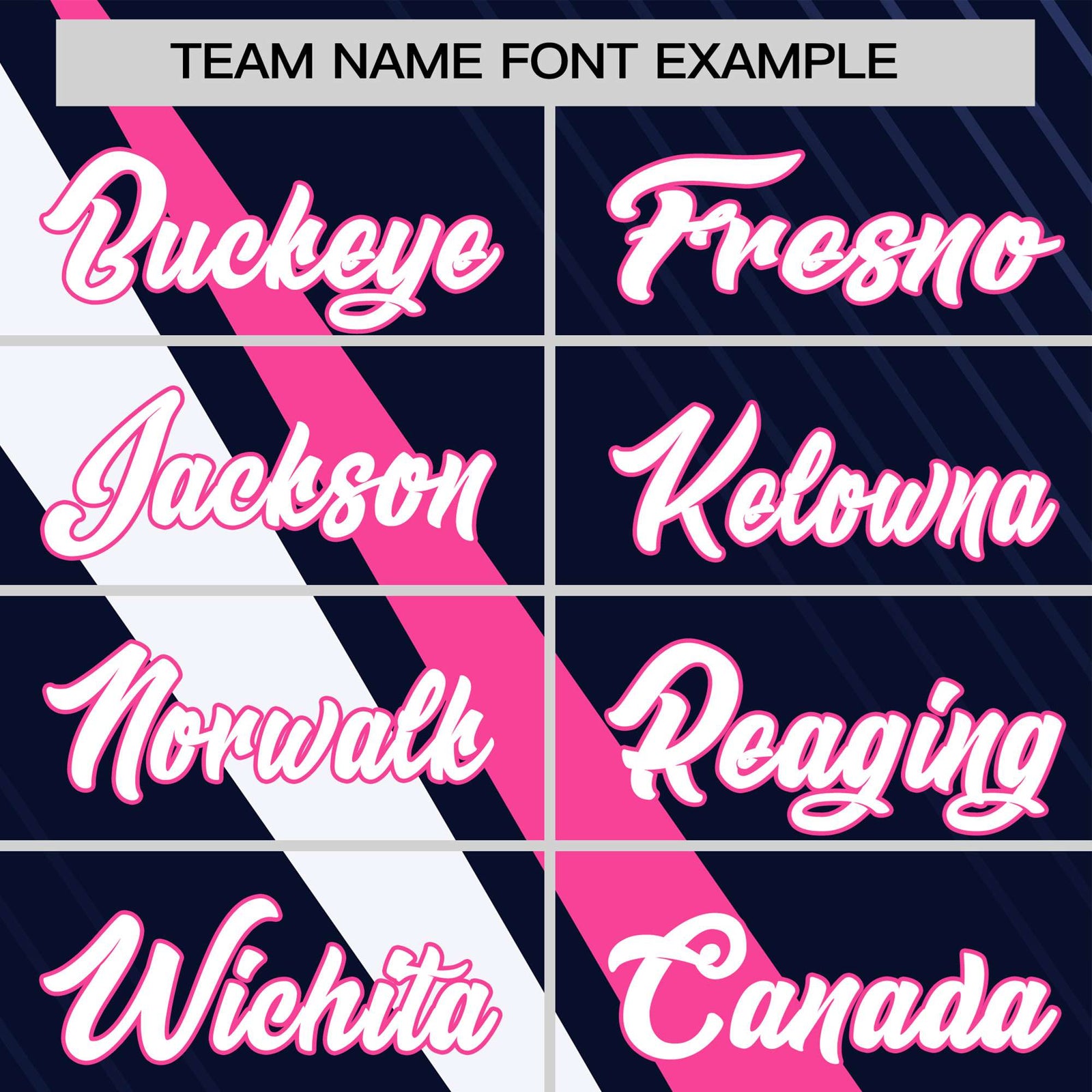 Custom Navy Pink-White Personalized Slash Pattern Performance T-Shirt