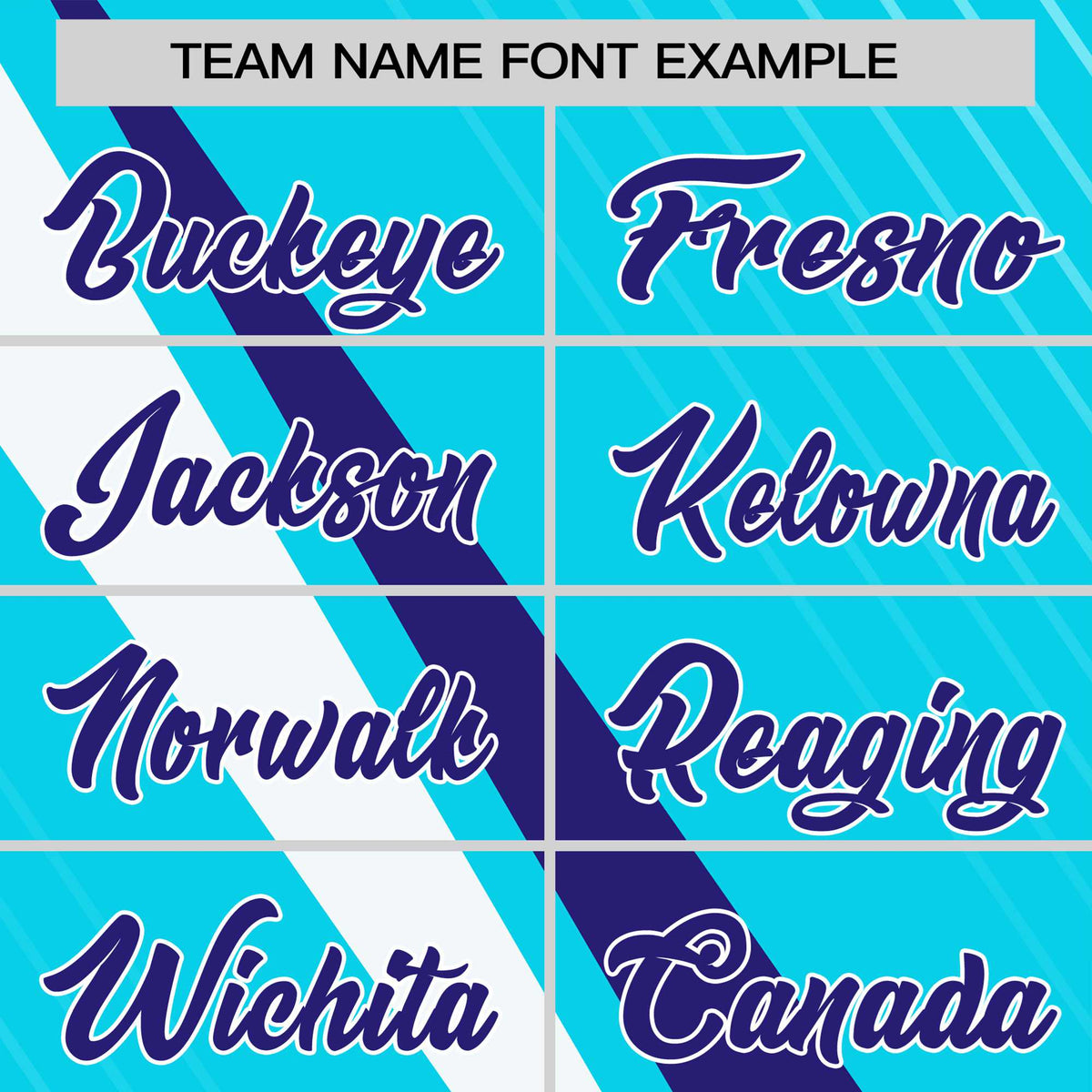 Custom Sky Blue-Purple White Personalized Slash Pattern Performance T-Shirt