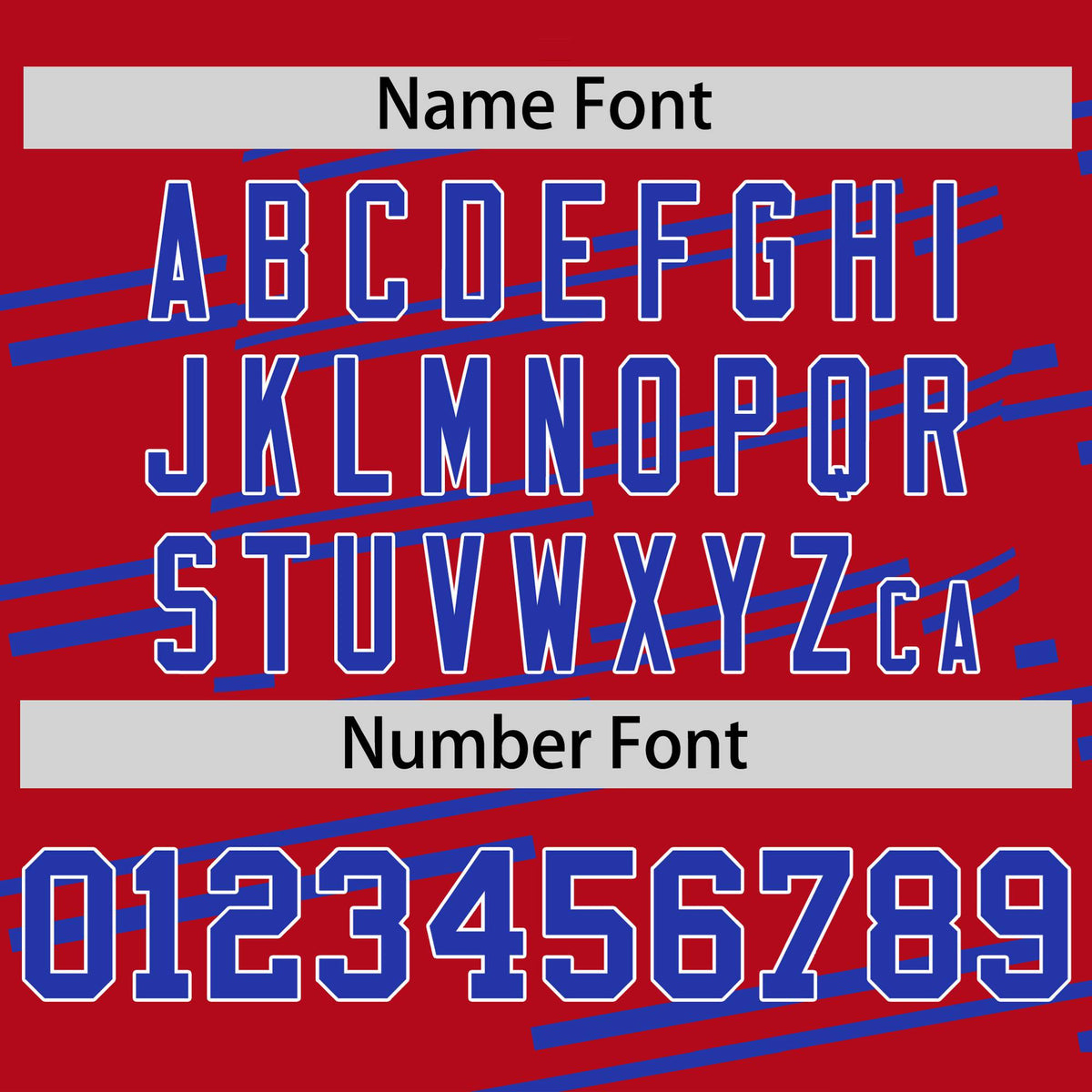 Custom Red Royal Blue Personalized Slanting Line Graffiti Pattern Performance T-Shirt