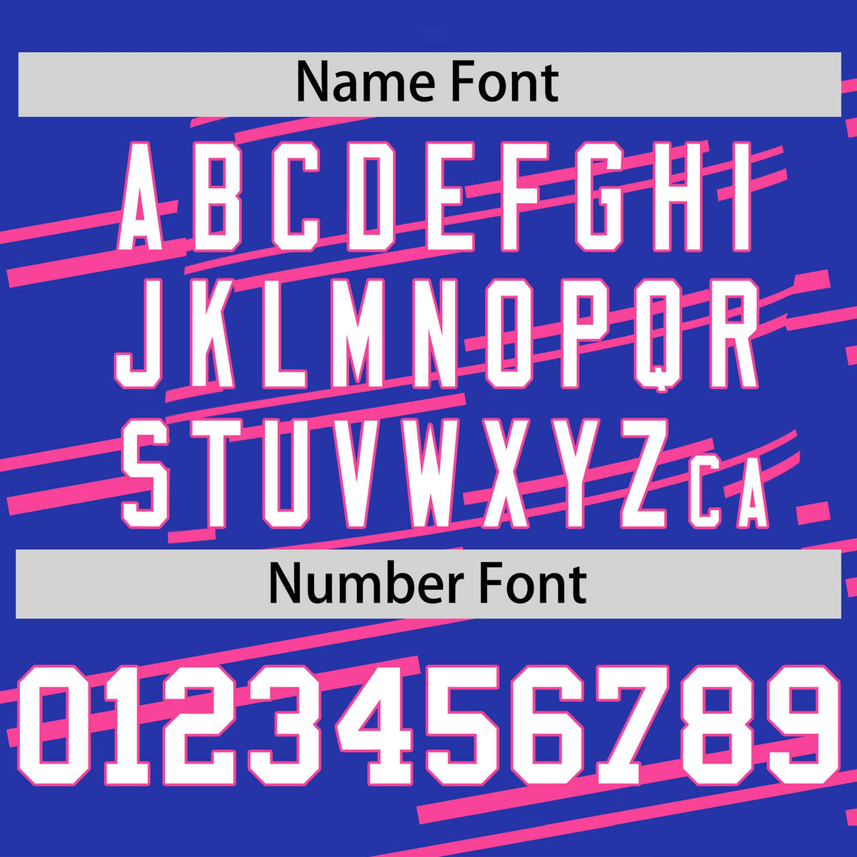 Custom Royal Blue Pink Personalized Slanting Line Graffiti Pattern Performance T-Shirt