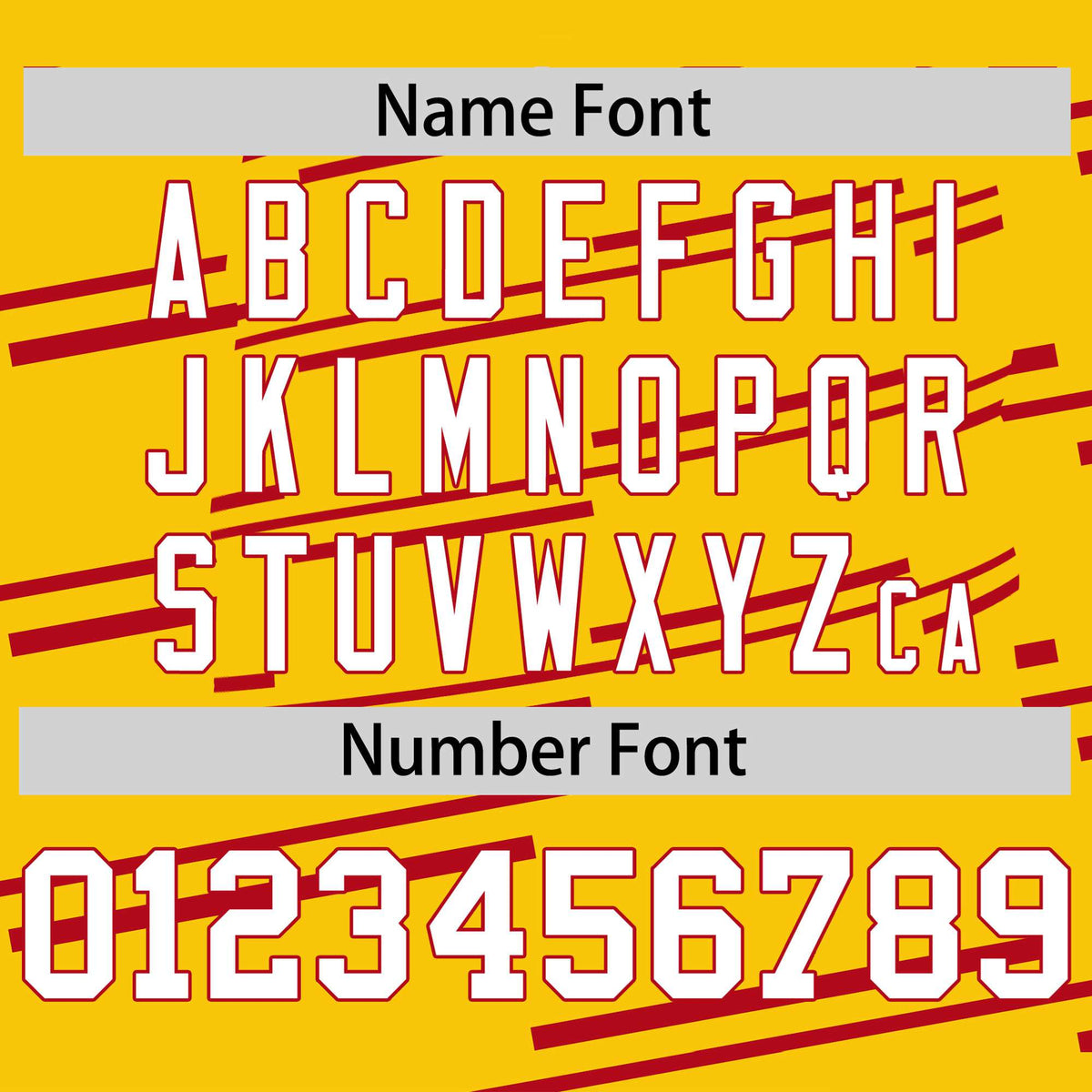 Custom Gold Red Personalized Slanting Line Graffiti Pattern Performance T-Shirt