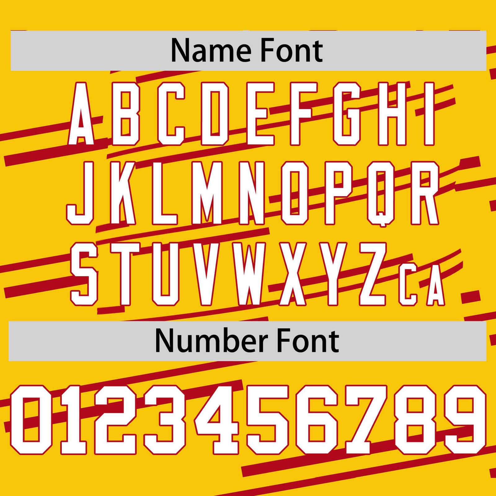 Custom Gold Red Personalized Slanting Line Graffiti Pattern Performance T-Shirt