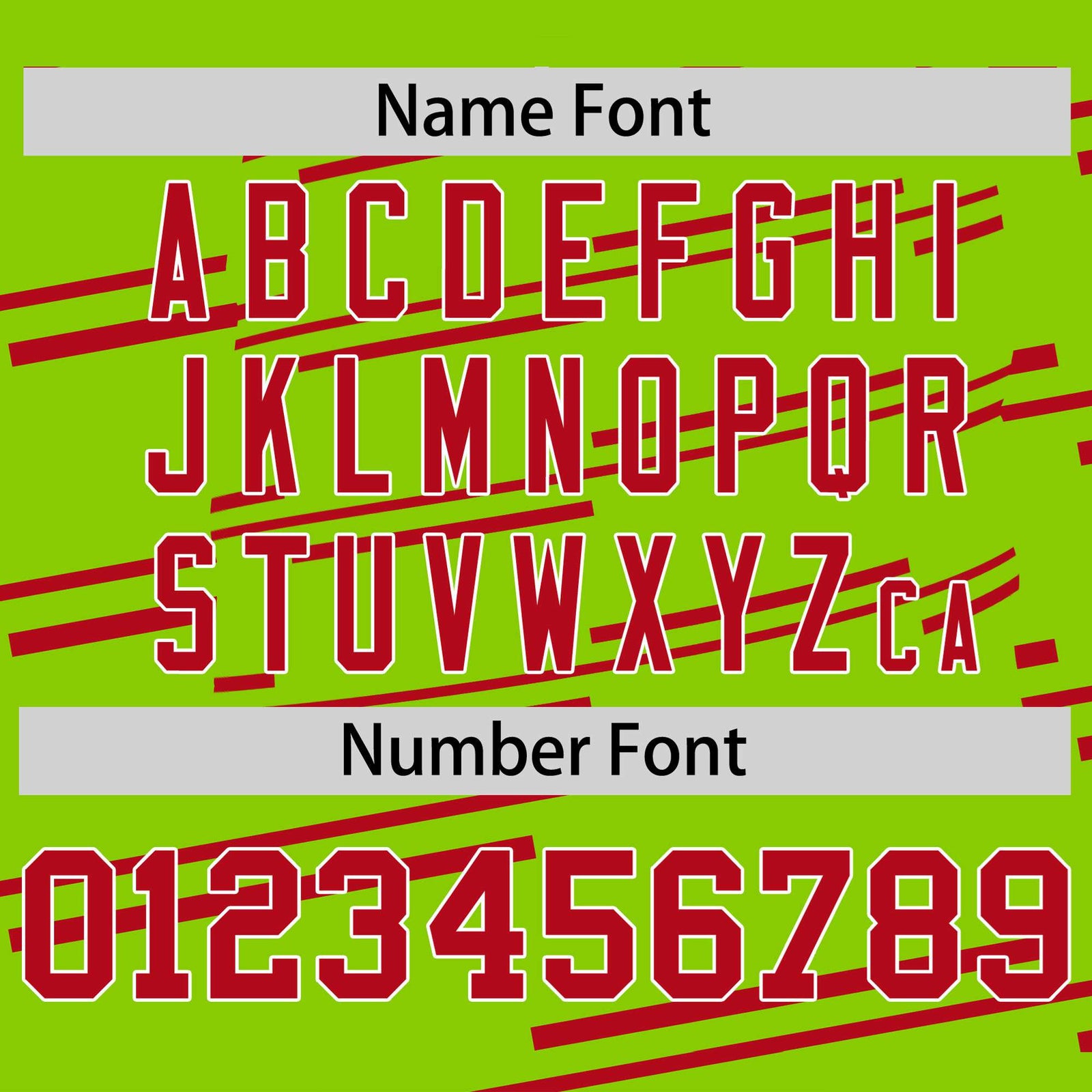 Custom Neon Green Red Personalized Slanting Line Graffiti Pattern Performance T-Shirt