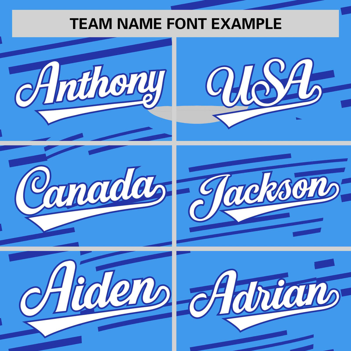 Custom Powder Blue Royal Blue Personalized Slanting Line Graffiti Pattern Performance T-Shirt
