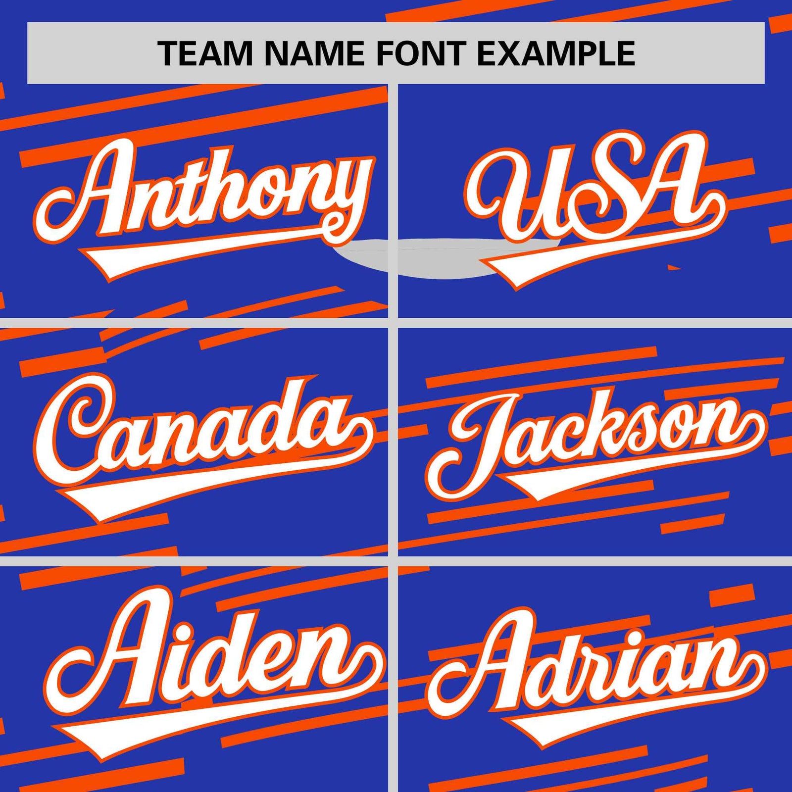 Custom Royal Blue Orange Personalized Slanting Line Graffiti Pattern Performance T-Shirt