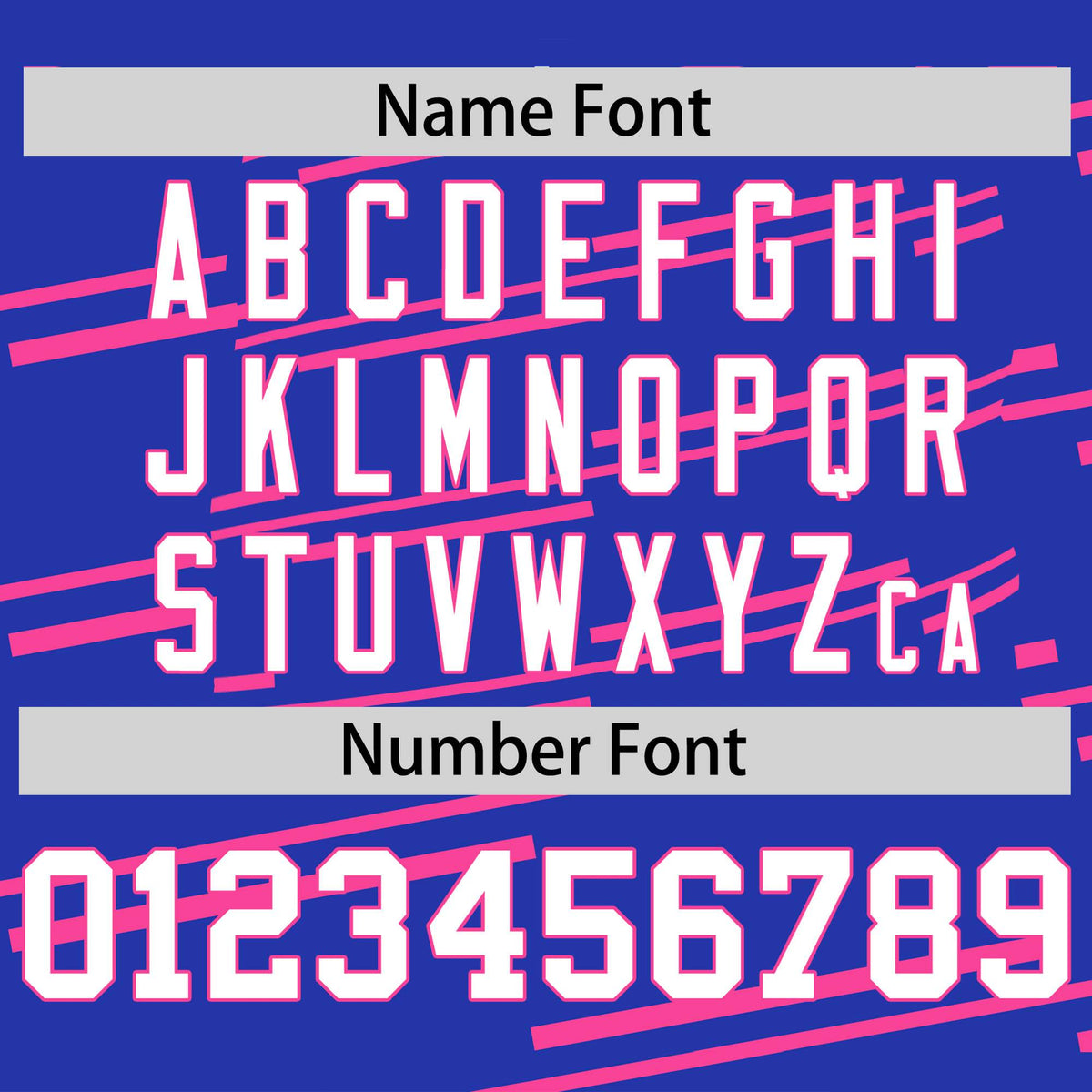 Custom Royal Blue Pink Personalized Slanting Line Graffiti Pattern Performance T-Shirt