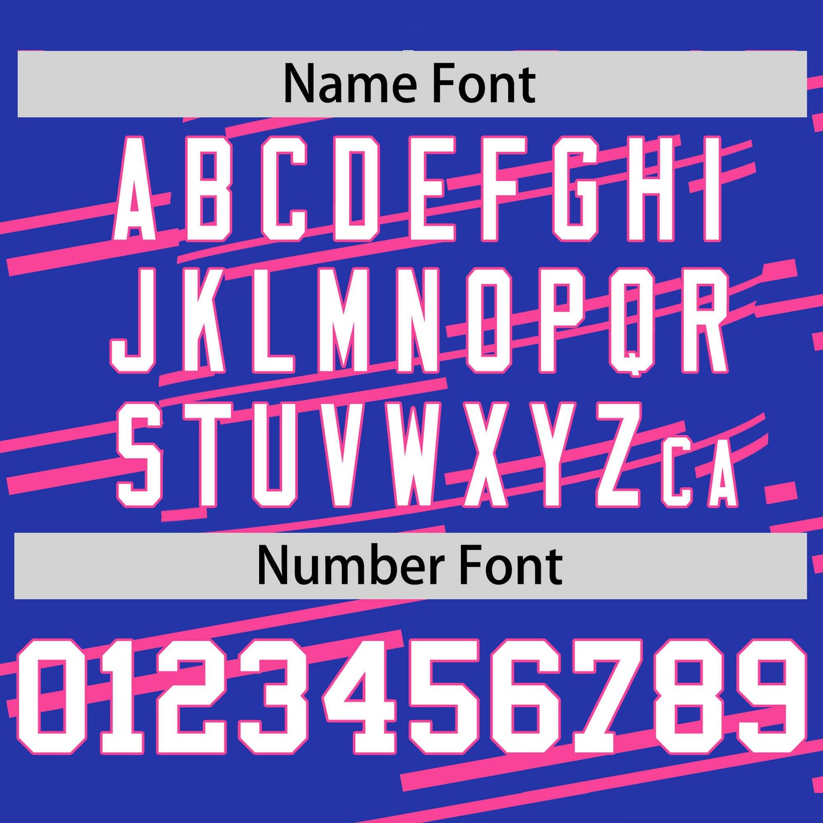 Custom Royal Blue Pink Personalized Slanting Line Graffiti Pattern Performance T-Shirt