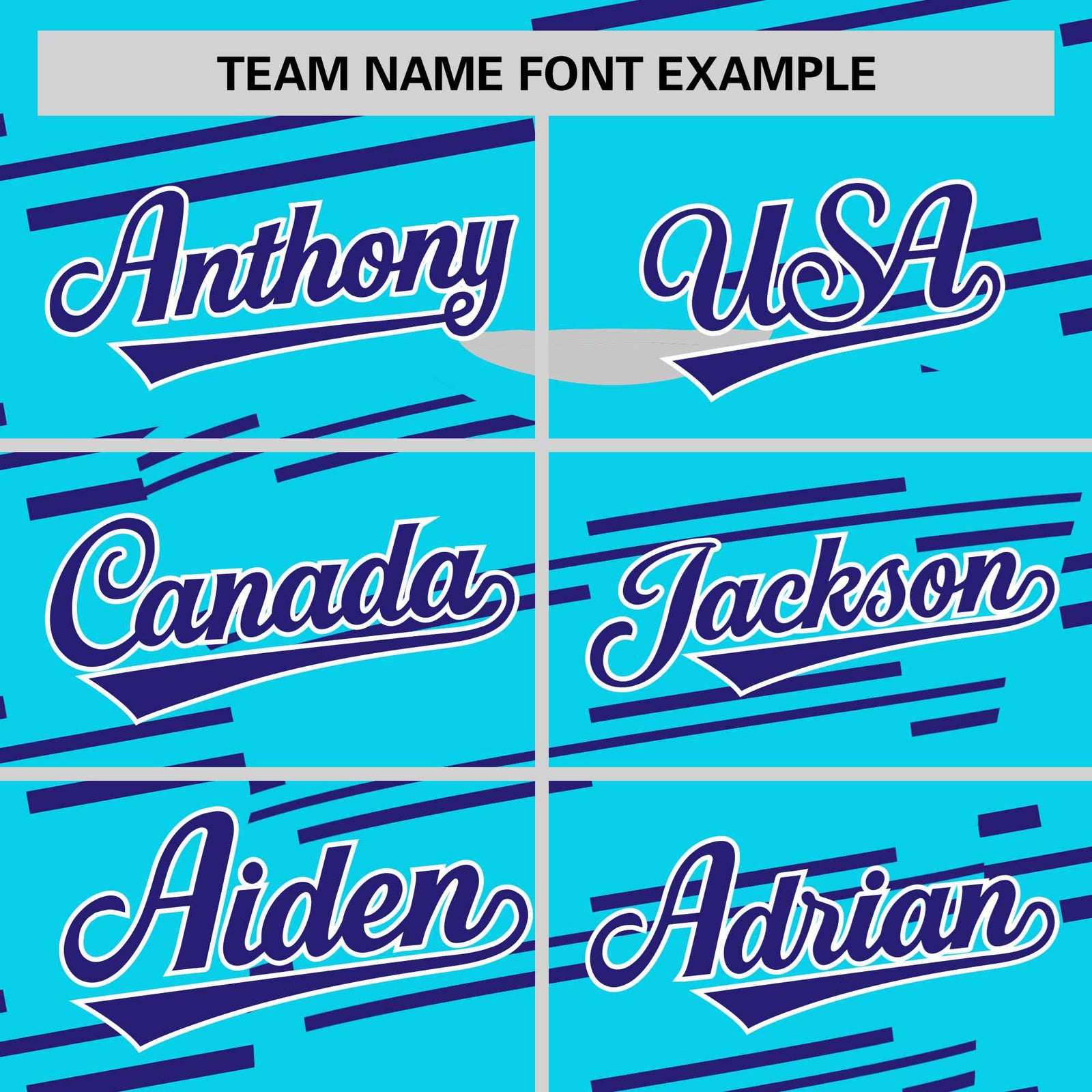 Custom Sky Blue Purple Personalized Slanting Line Graffiti Pattern Performance T-Shirt