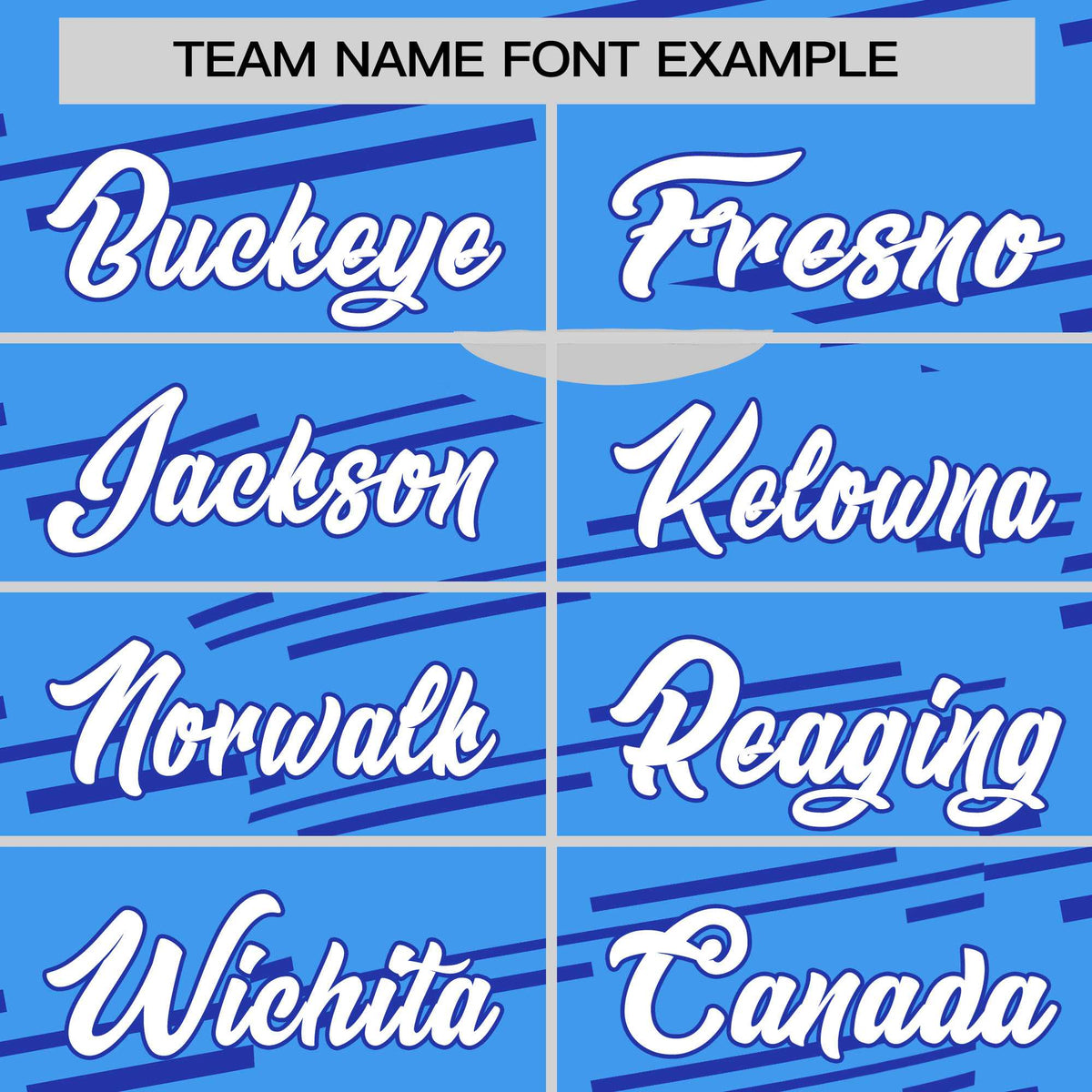 Custom Powder Blue Royal Blue Personalized Slanting Line Graffiti Pattern Performance T-Shirt