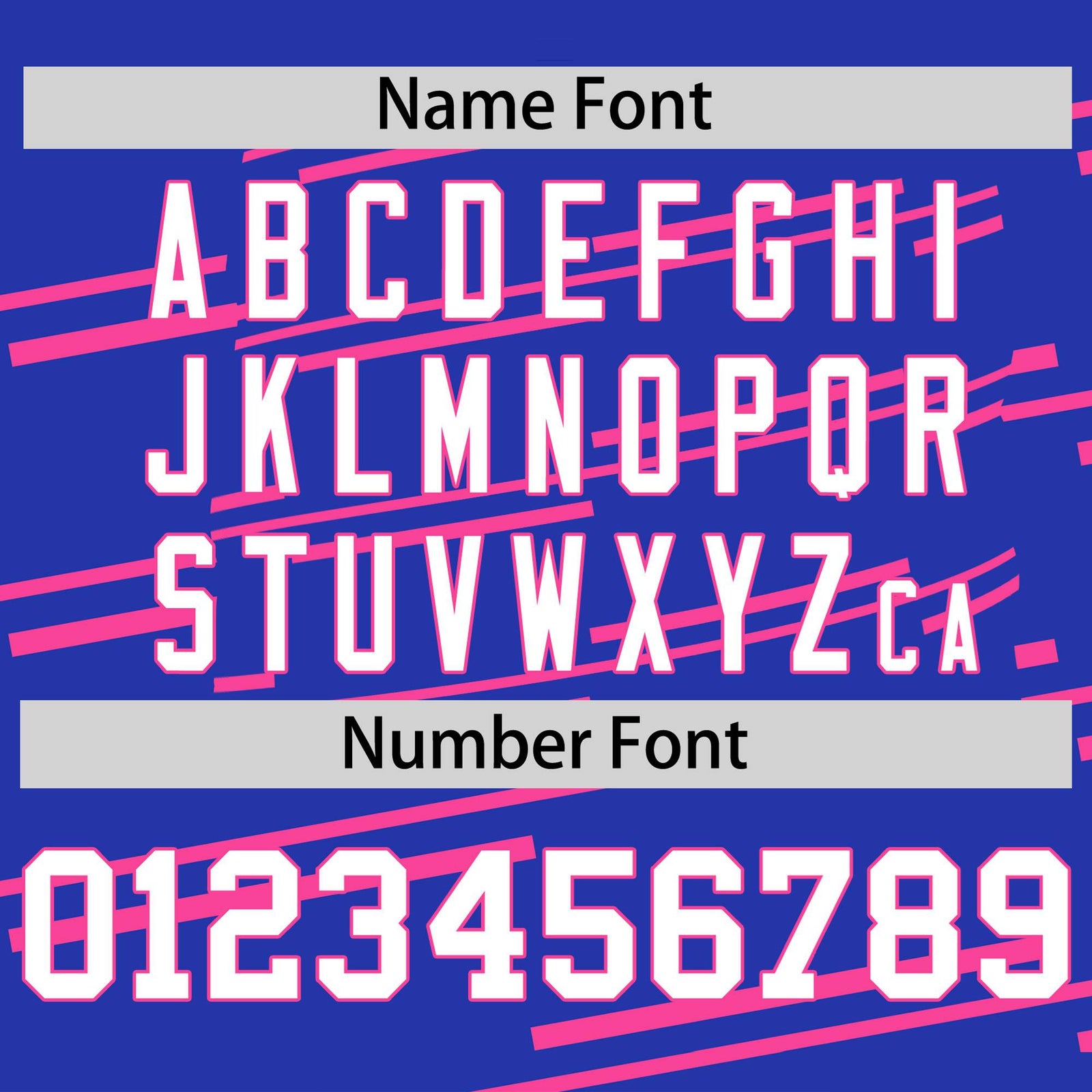 Custom Royal Blue Pink Personalized Slanting Line Graffiti Pattern Performance T-Shirt