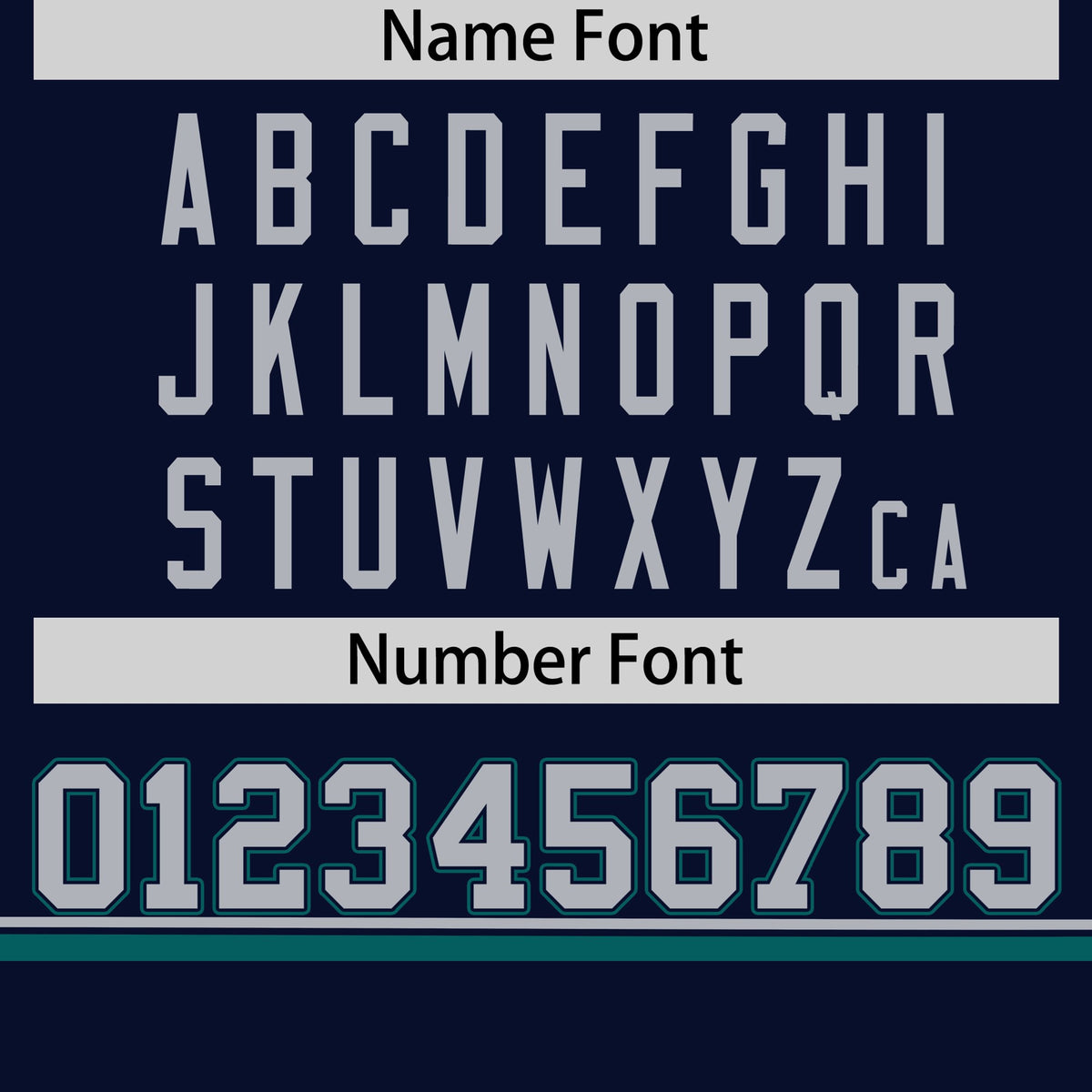 Custom Navy Gray-Aqua Crew neck Color Block Design Performance T-Shirt