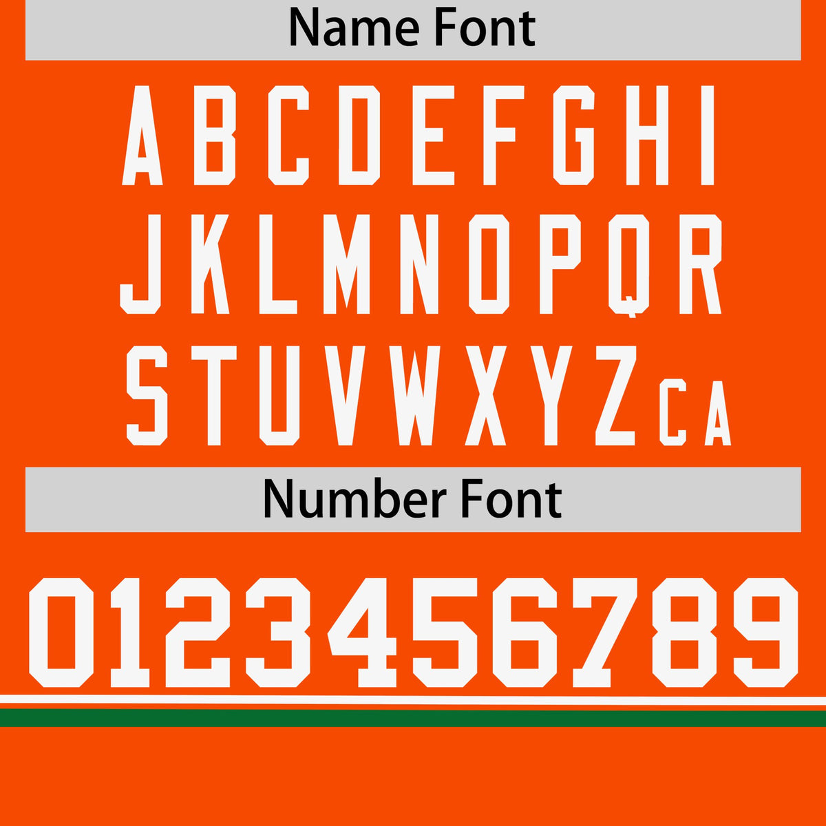 Custom Orange White-Kelly Green Crew neck Color Block Design Performance T-Shirt