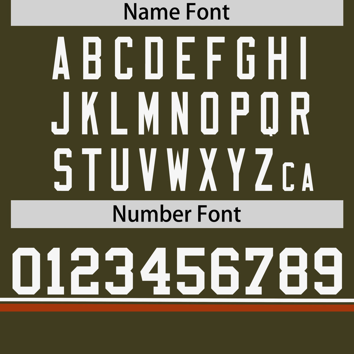 Custom Olive White-Orange Crew neck Color Block Design Performance T-Shirt