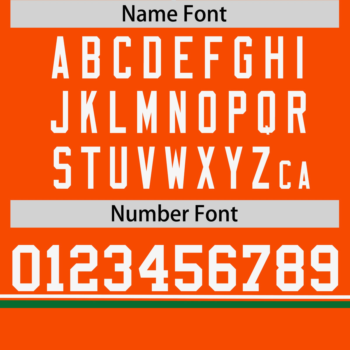 Custom Orange White-Kelly Green Crew neck Color Block Design Performance T-Shirt