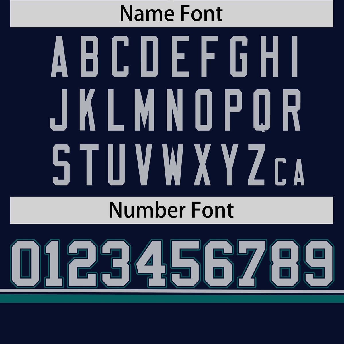 Custom Navy Gray-Aqua Crew neck Color Block Design Performance T-Shirt