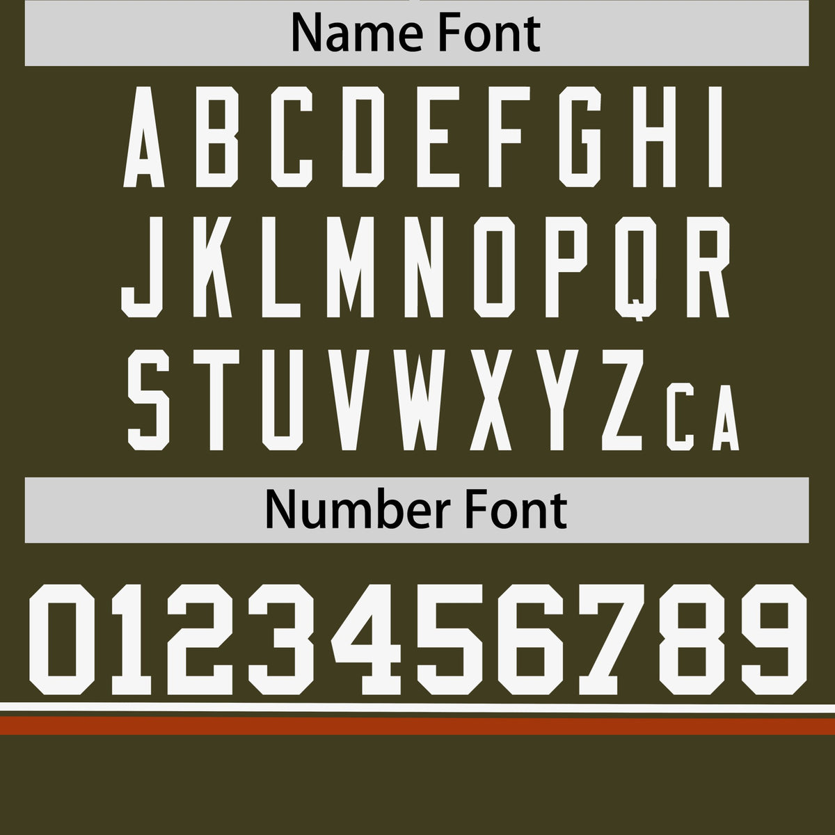 Custom Olive White-Orange Crew neck Color Block Design Performance T-Shirt