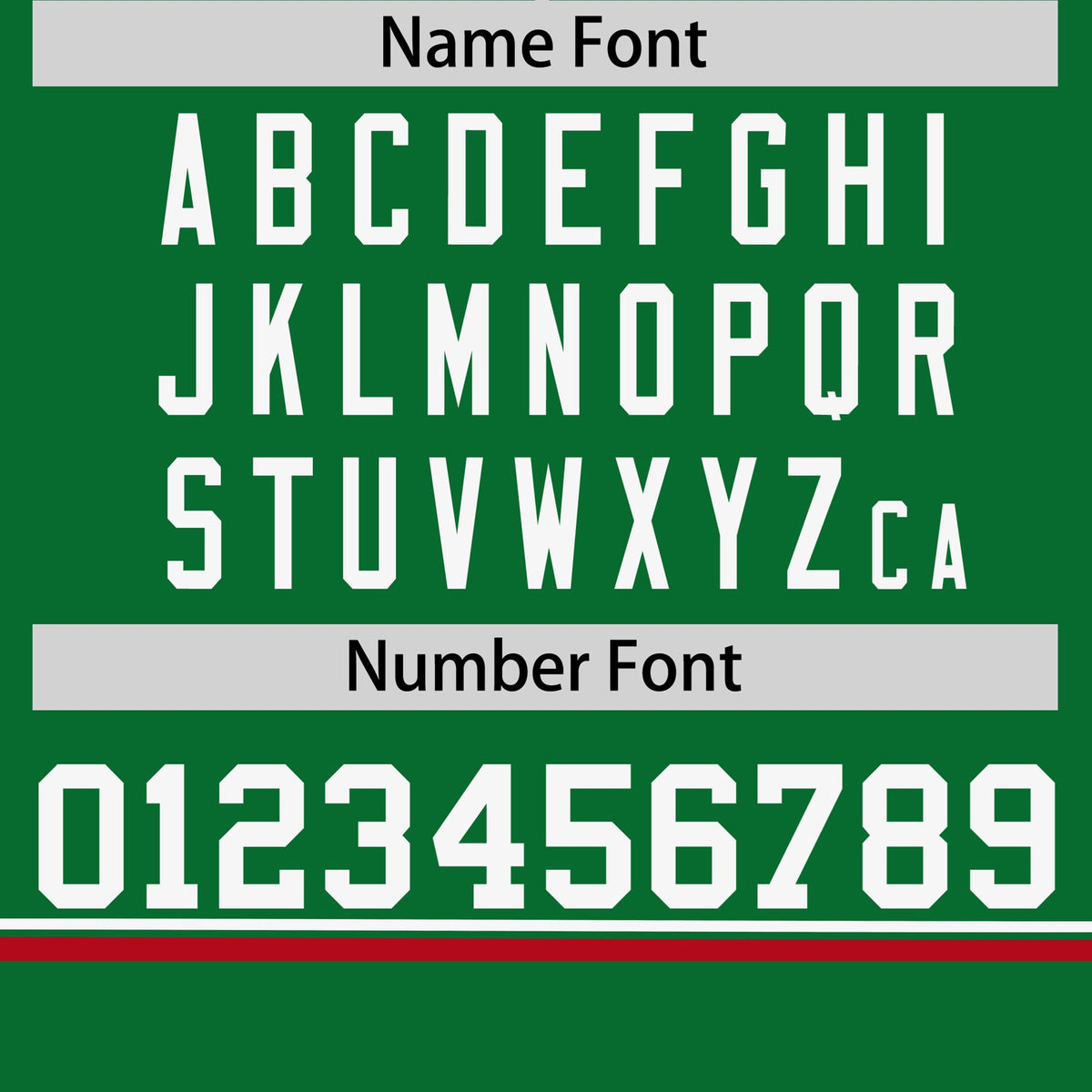 Custom Kelly Green White-Red Crew neck Color Block Design Performance T-Shirt