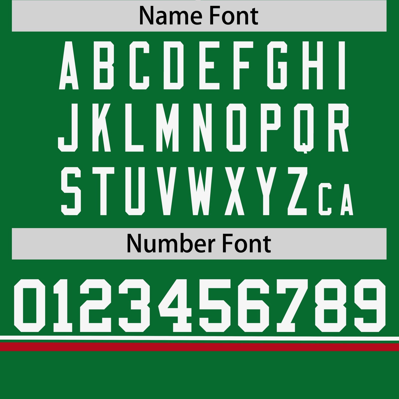 Custom Kelly Green White-Red Crew neck Color Block Design Performance T-Shirt