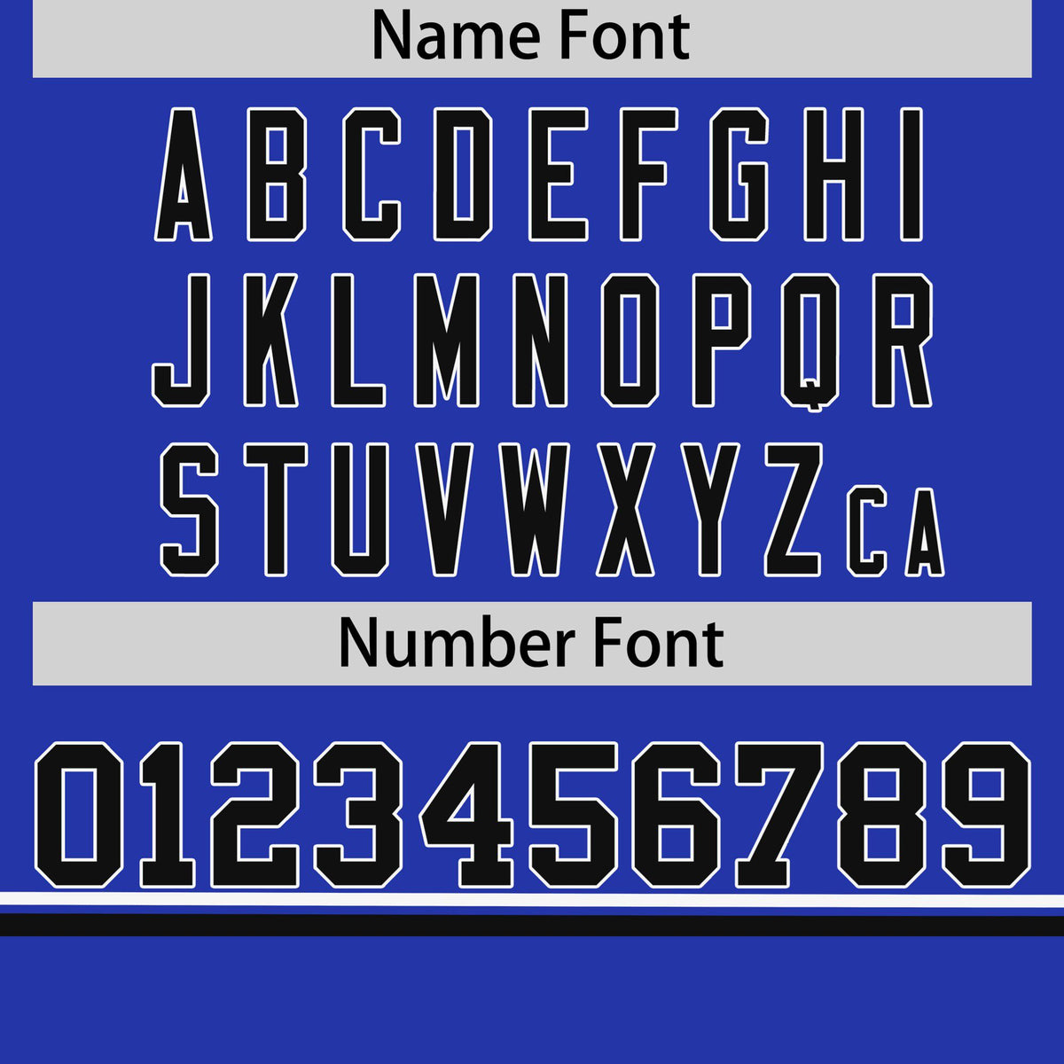 Custom Royal Blue White-Black Crew neck Color Block Design Performance T-Shirt