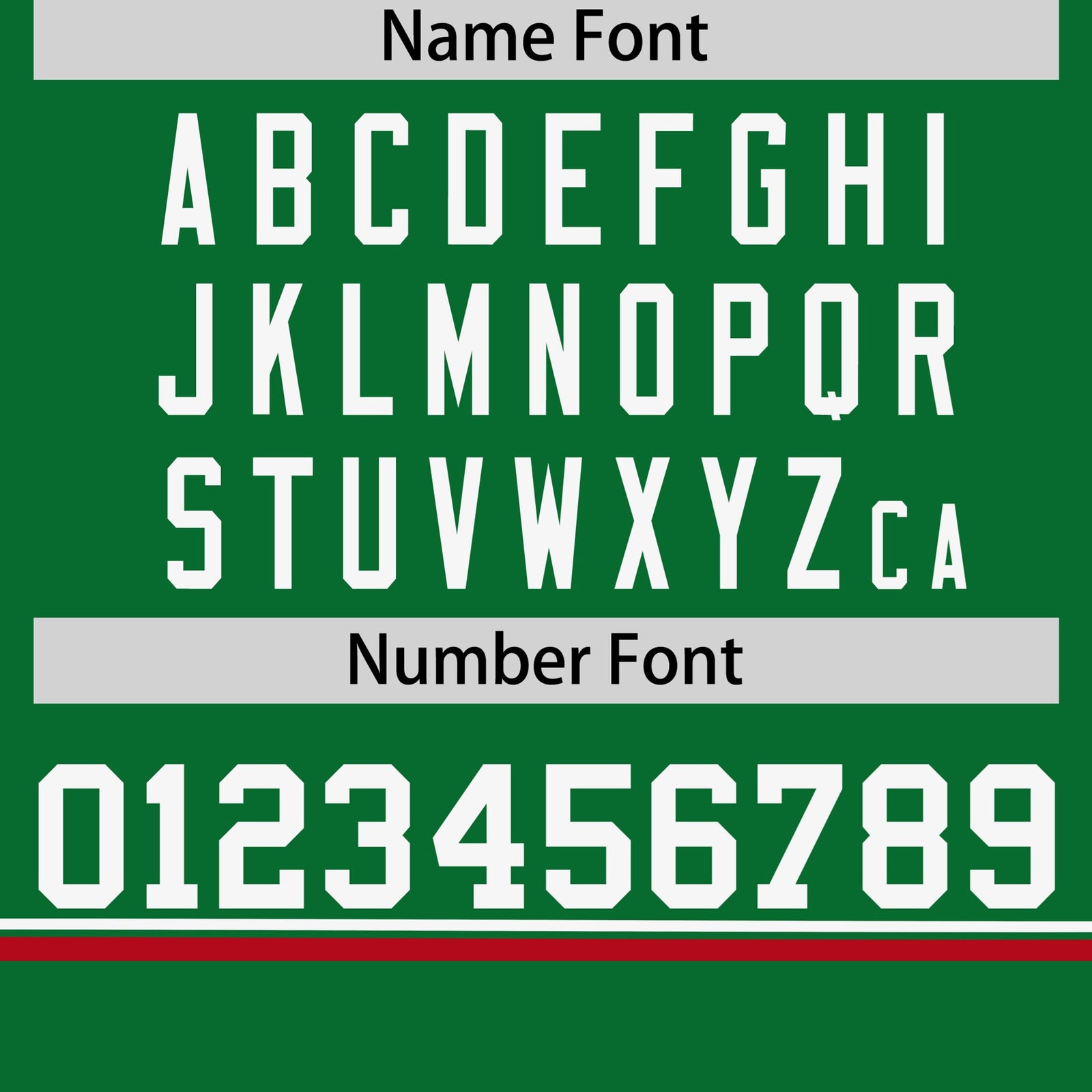 Custom Kelly Green White-Red Crew neck Color Block Design Performance T-Shirt