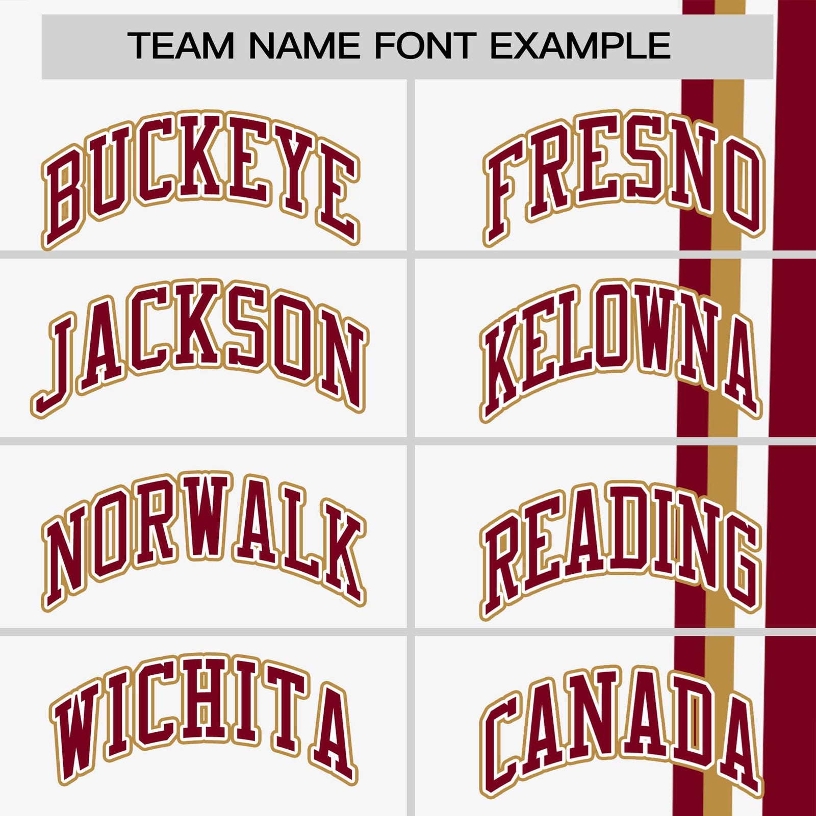 Custom White Crimson-Gold Crew neck Color Contrast Design T-Shirts