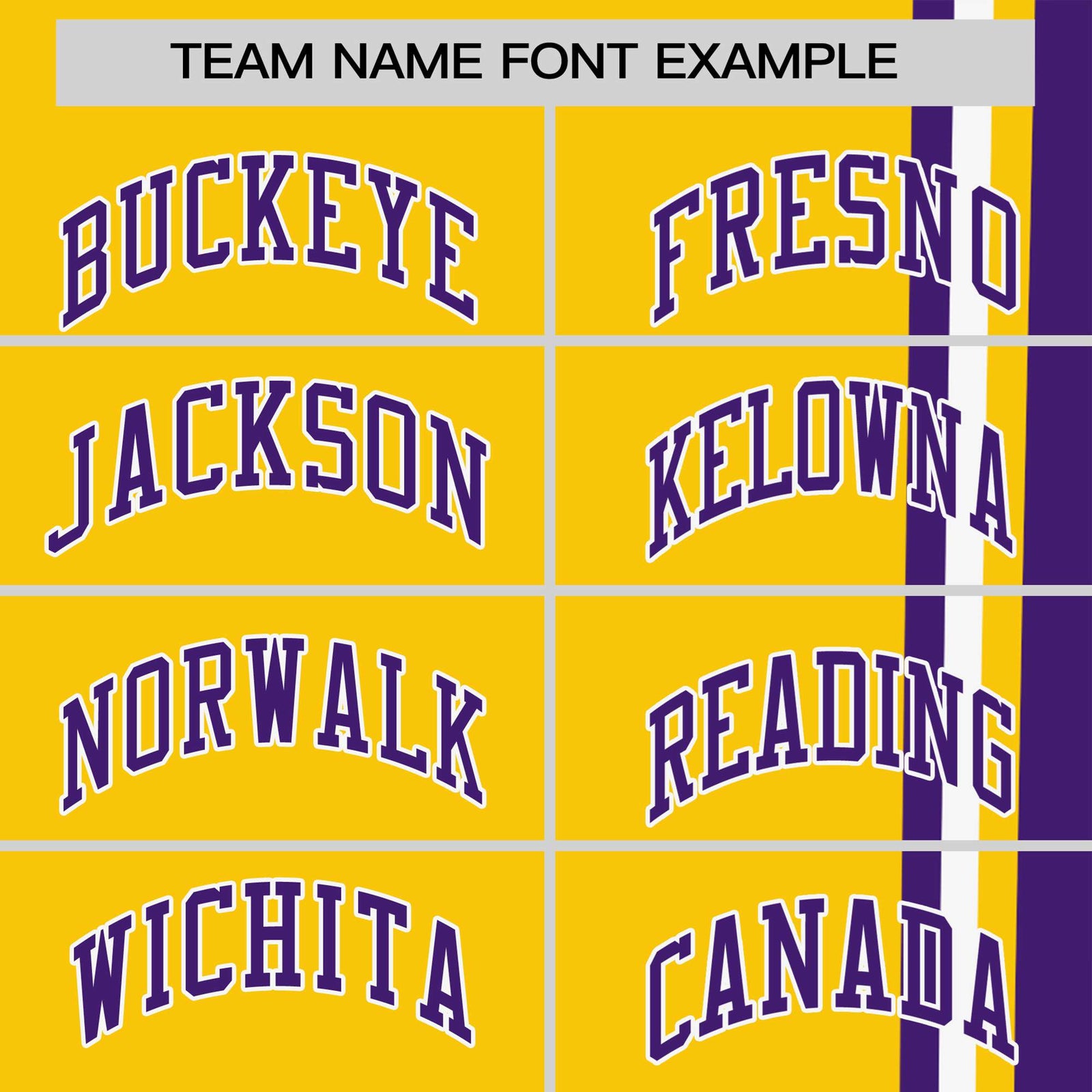 Custom Gold-01 Purple-White Crew neck Color Contrast Design T-Shirts