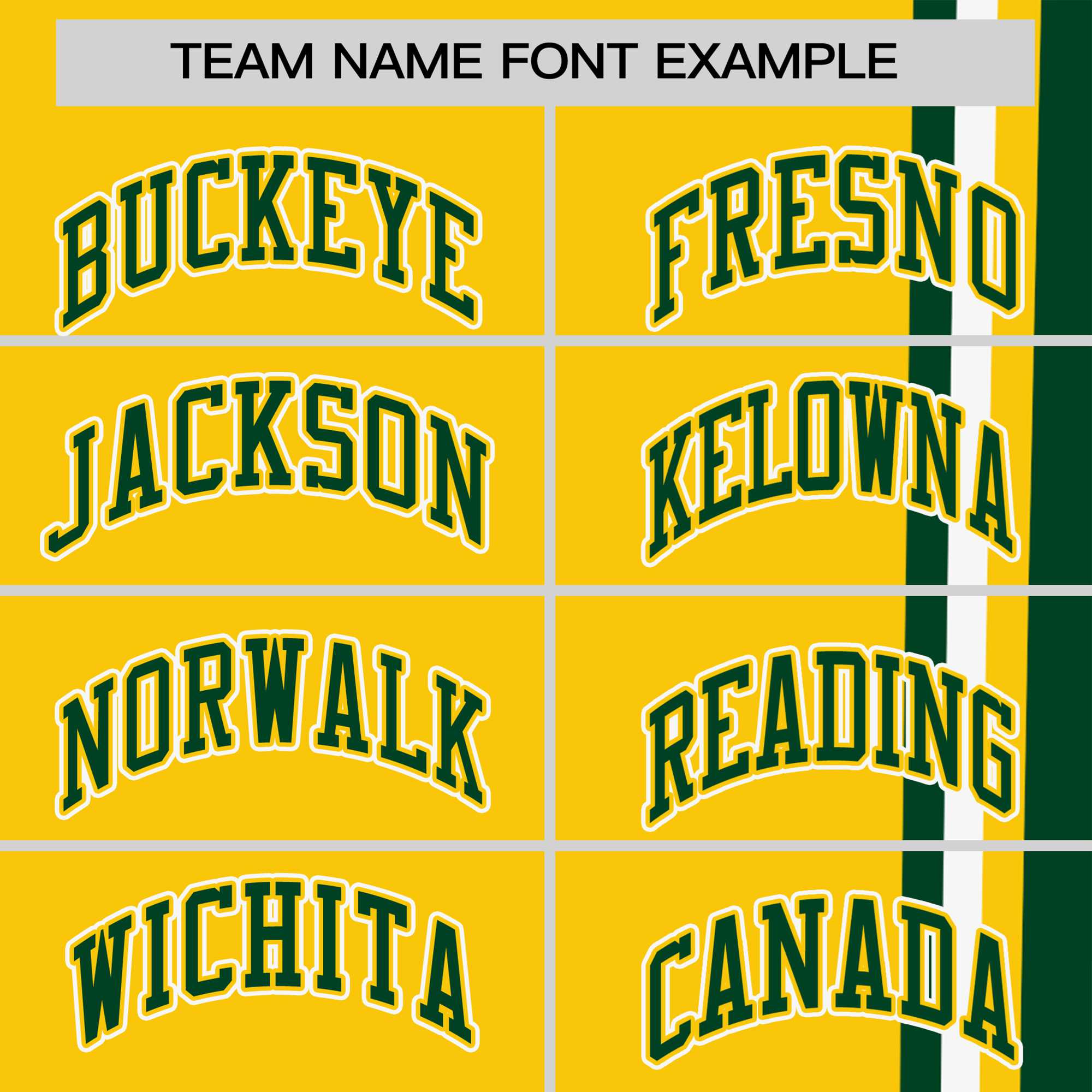 Custom Gold-01 Green-White Crew neck Color Contrast Design T-Shirts