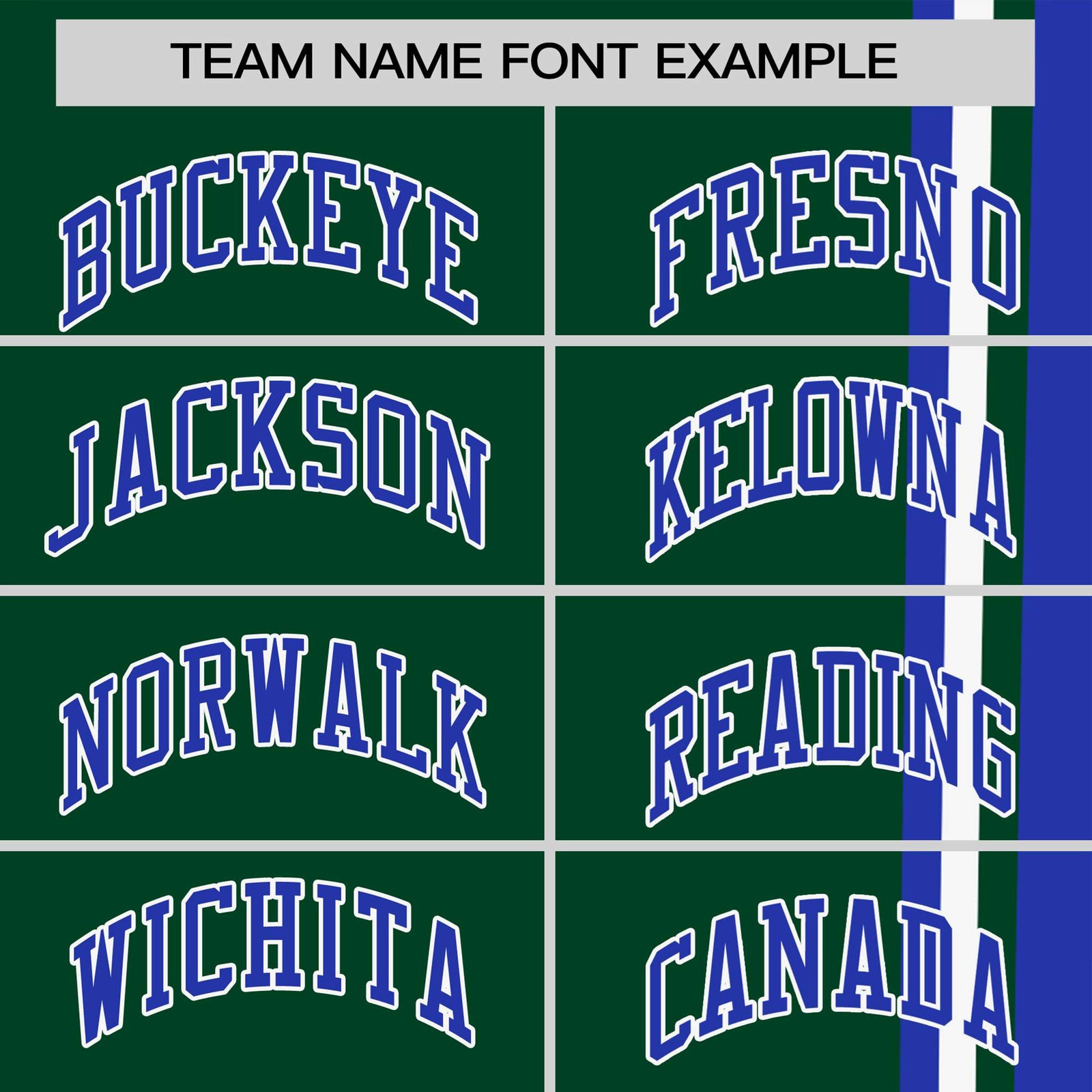 Custom Green Royal Blue-White Crew neck Color Contrast Design T-Shirts