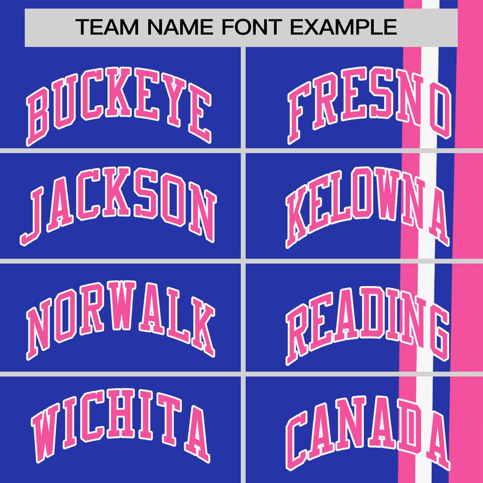 Custom Royal Blue Pink-White Crew neck Color Contrast Design T-Shirts